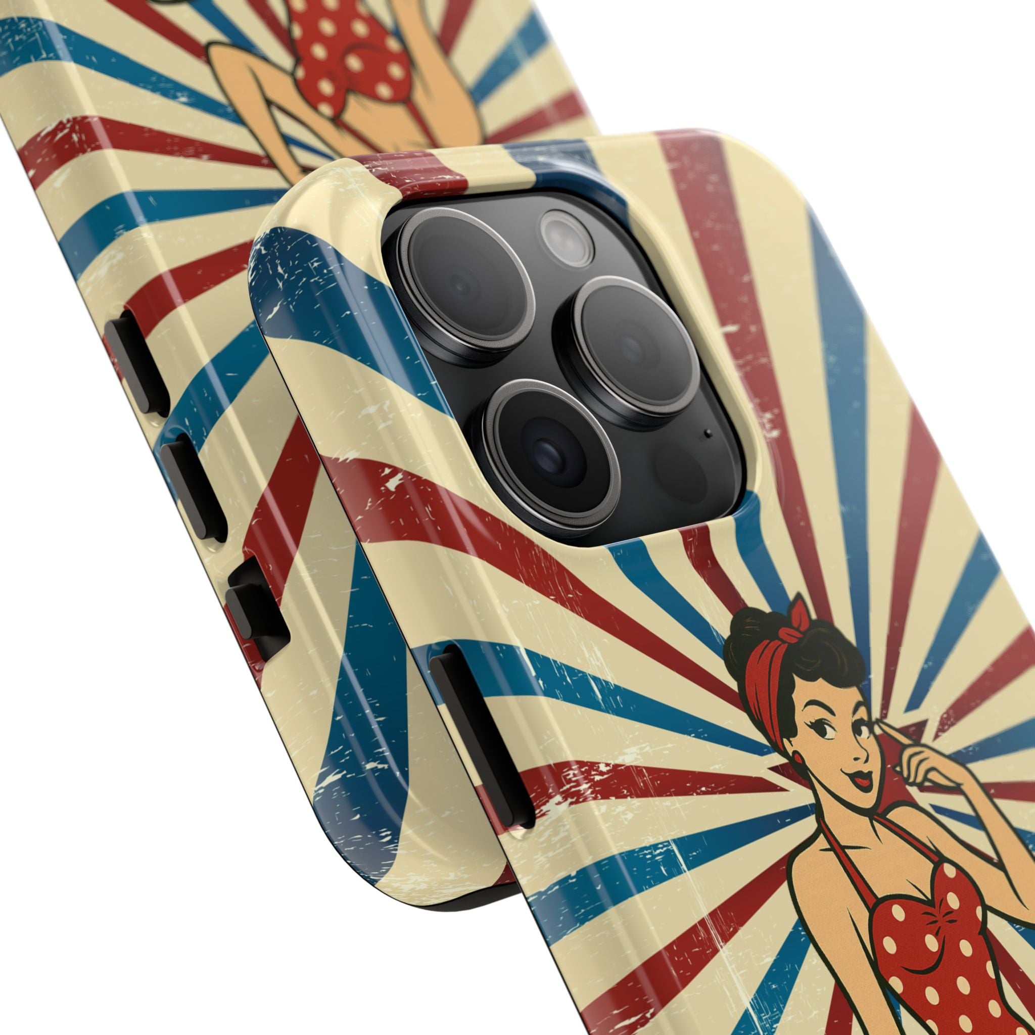 Atomic Pin-Up Tough Phone Case