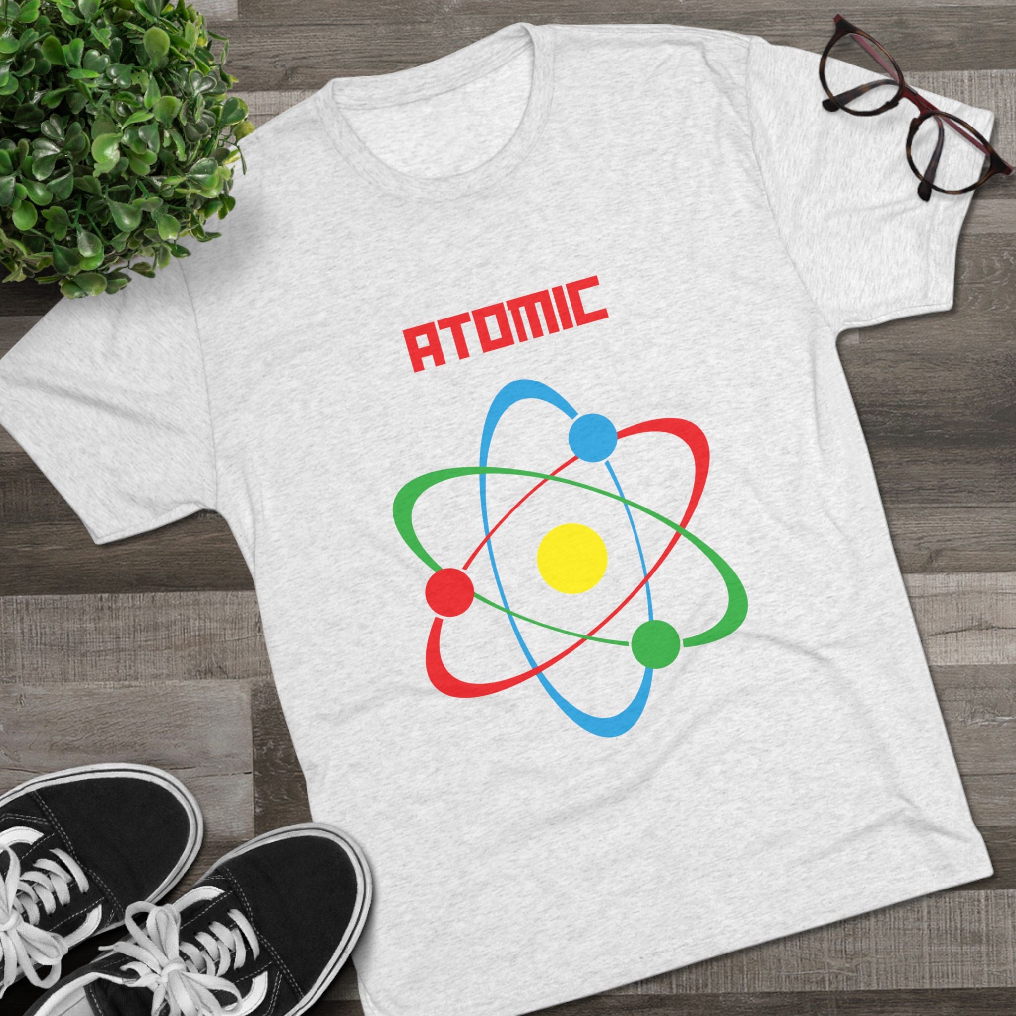 Atomic Science Unisex Tee, Fun Science Shirt, Nerdy Gift, STEM Apparel, Educational T-Shirt, Science Lover Outfit