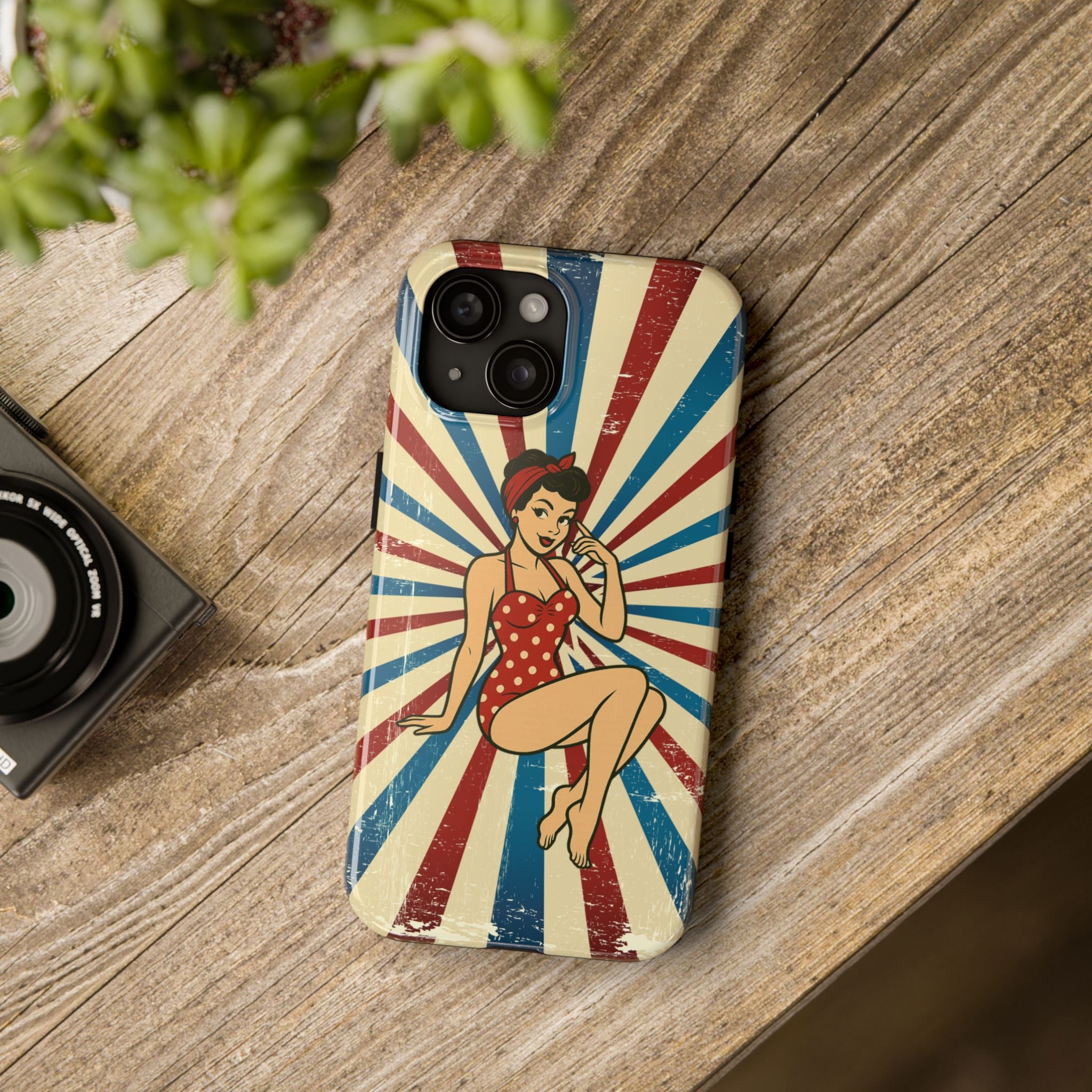 Atomic Pin-Up Tough Phone Case