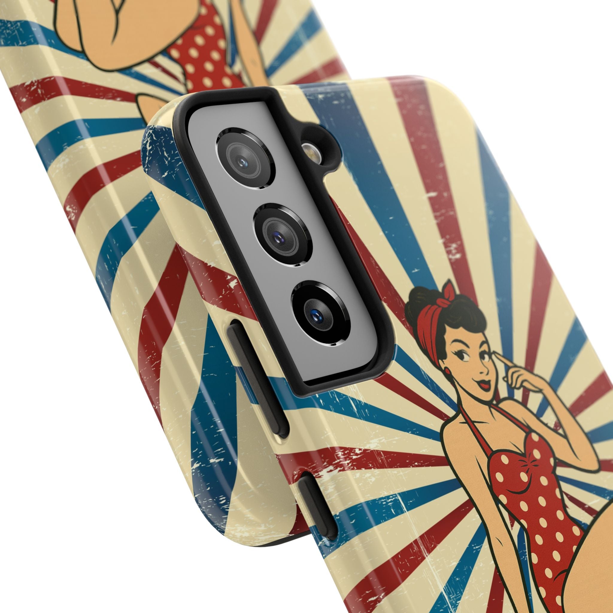 Atomic Pin-Up Tough Phone Case