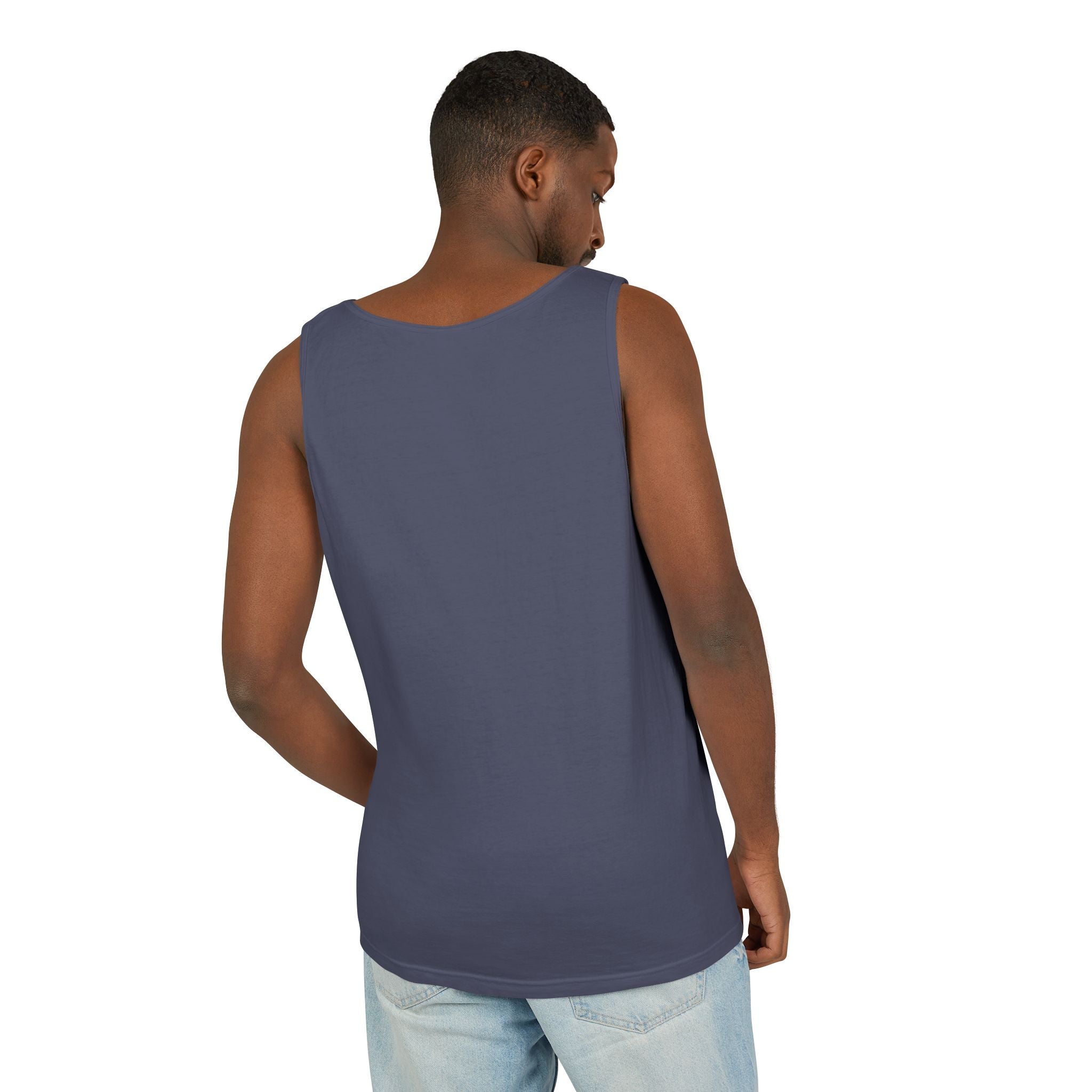 Atomic Soldier Graphic Tank Top, Casual Summer Wear, Military-Themed Apparel, Vintage Style Gift, Unisex Fashion