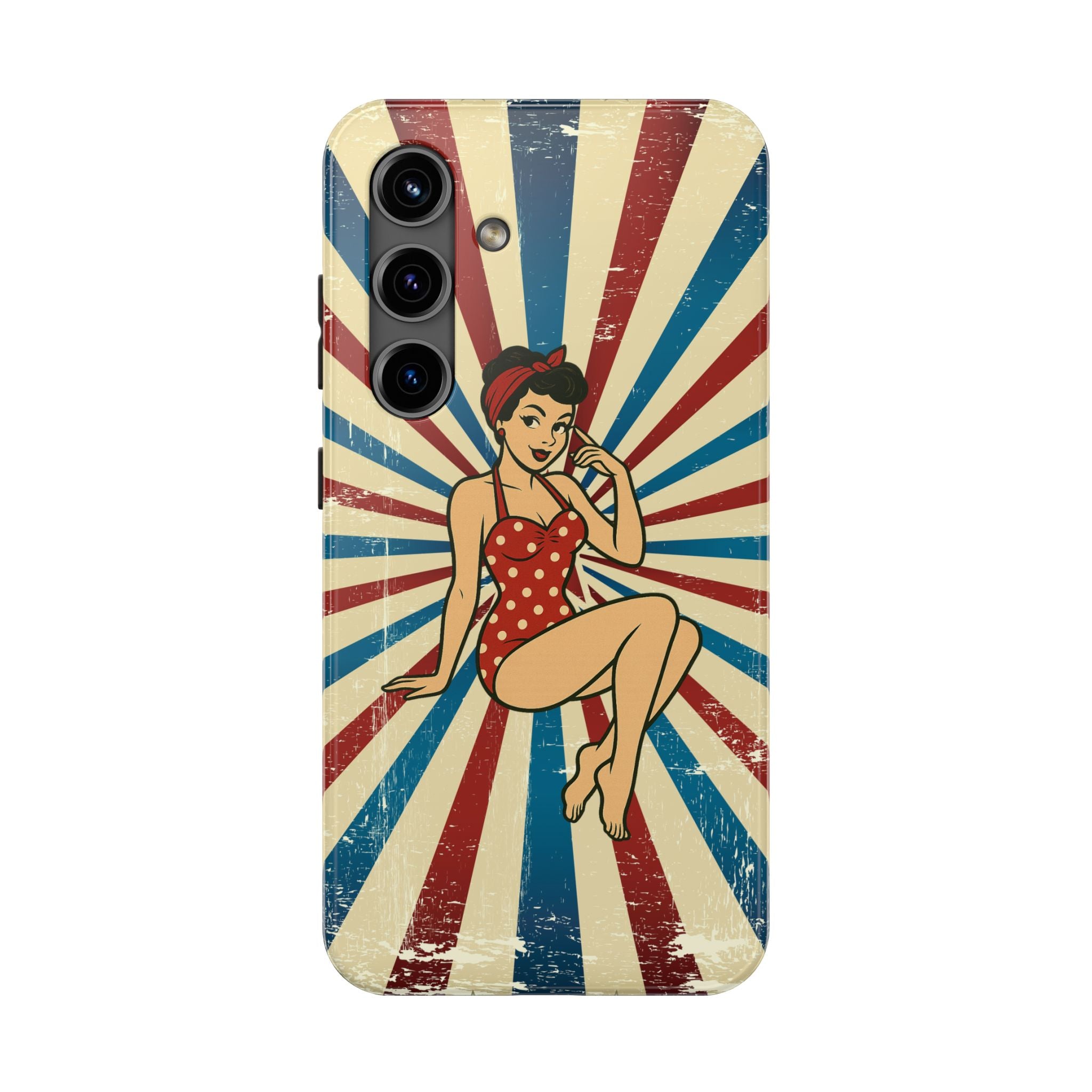 Atomic Pin-Up Tough Phone Case