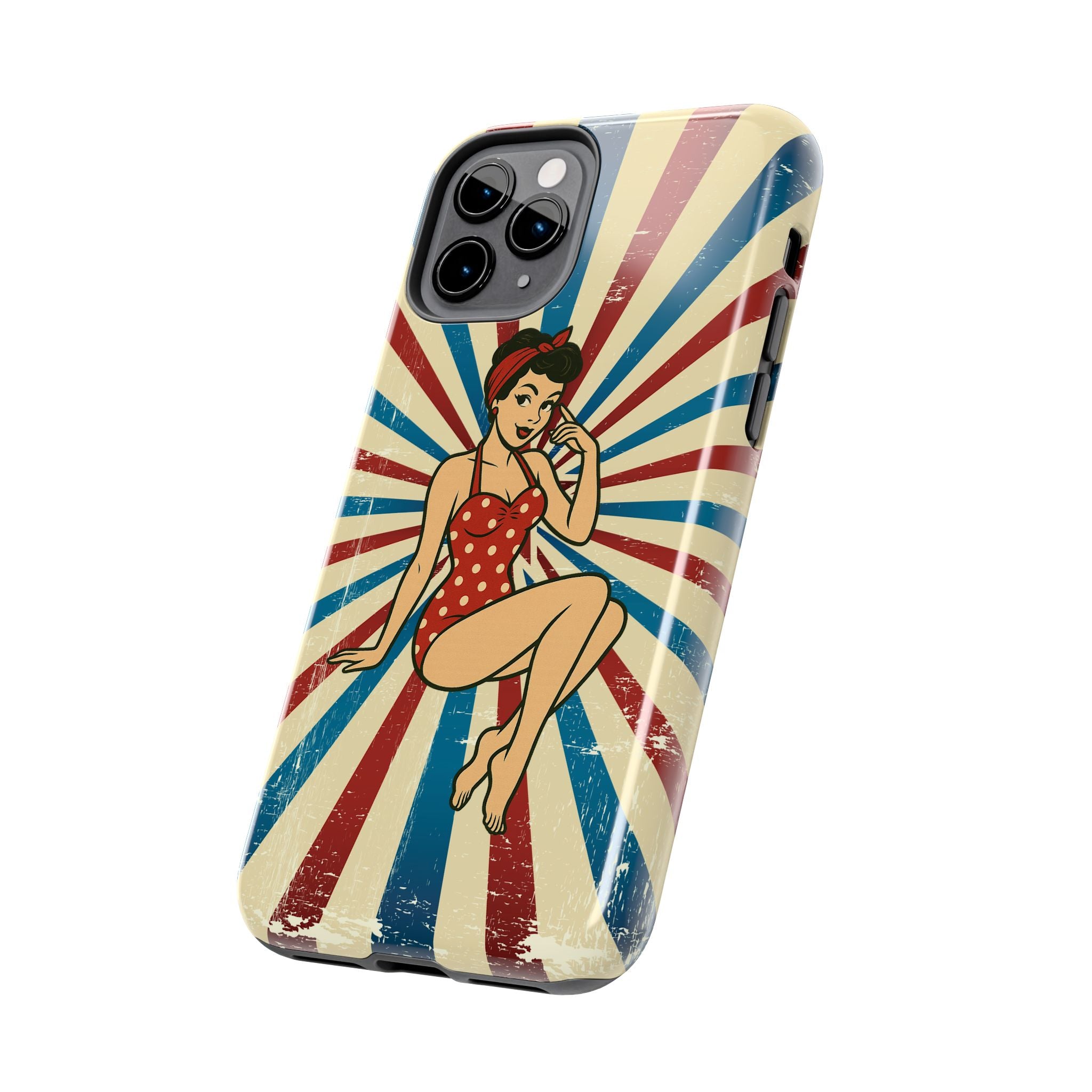 Atomic Pin-Up Tough Phone Case