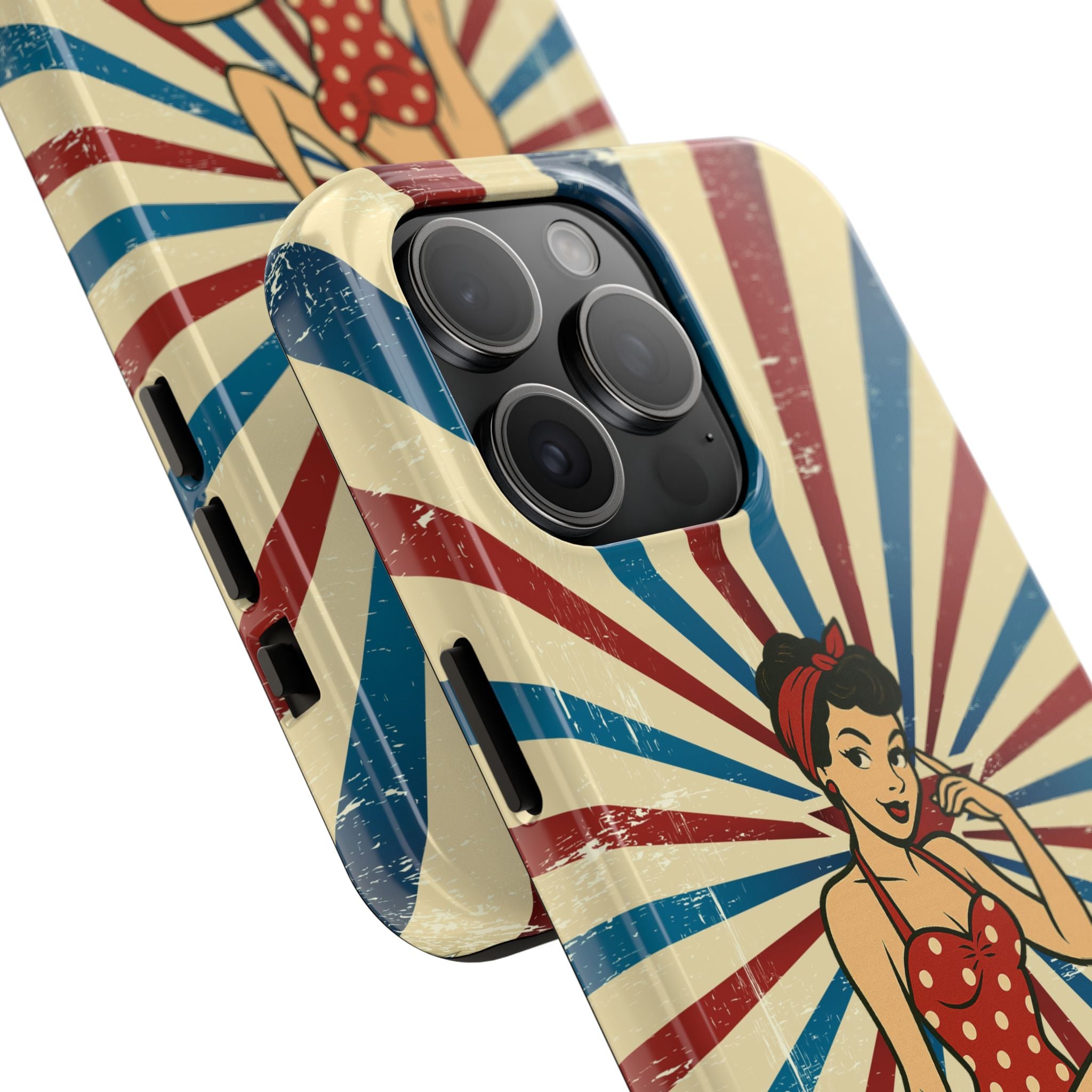 Atomic Pin-Up Tough Phone Case