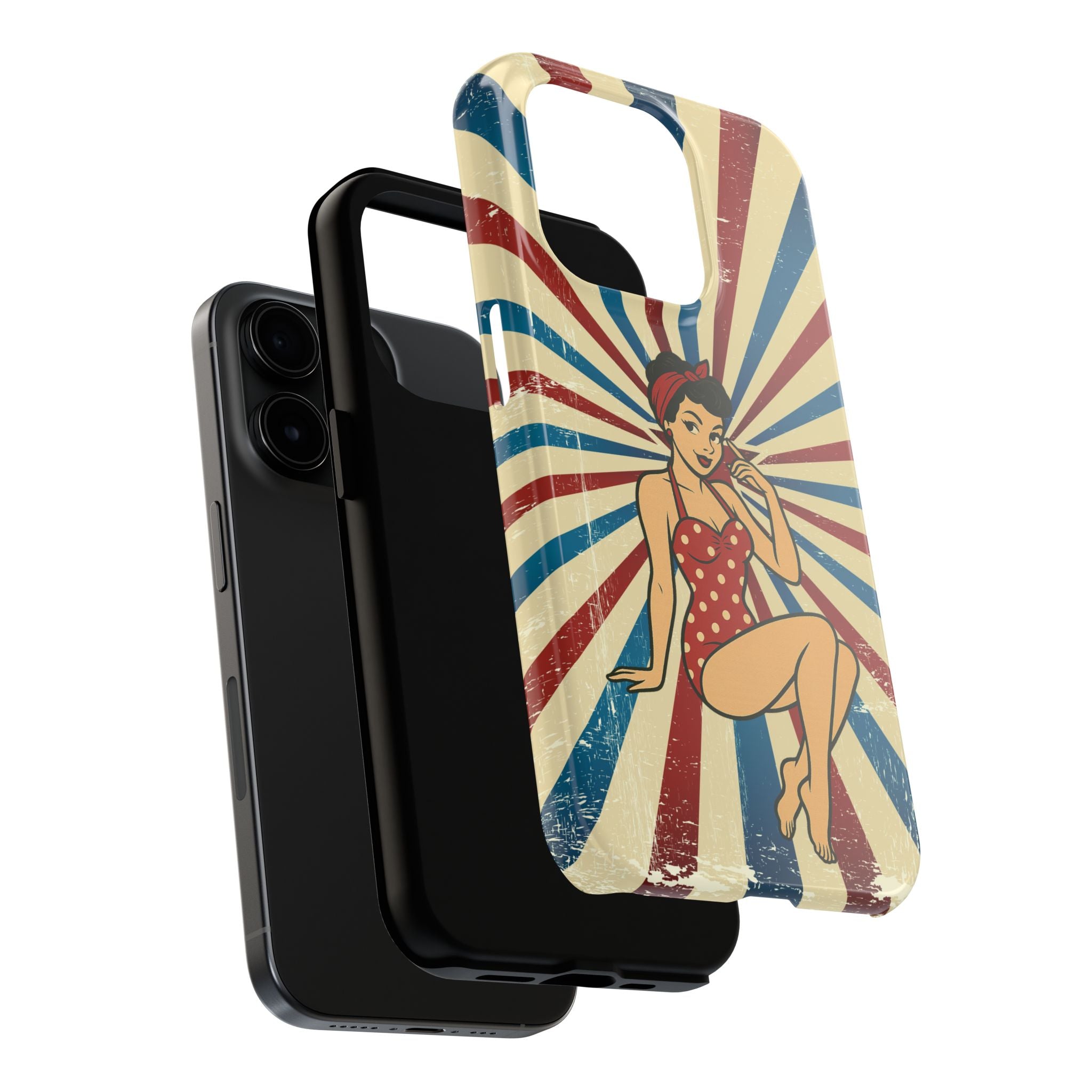 Atomic Pin-Up Tough Phone Case