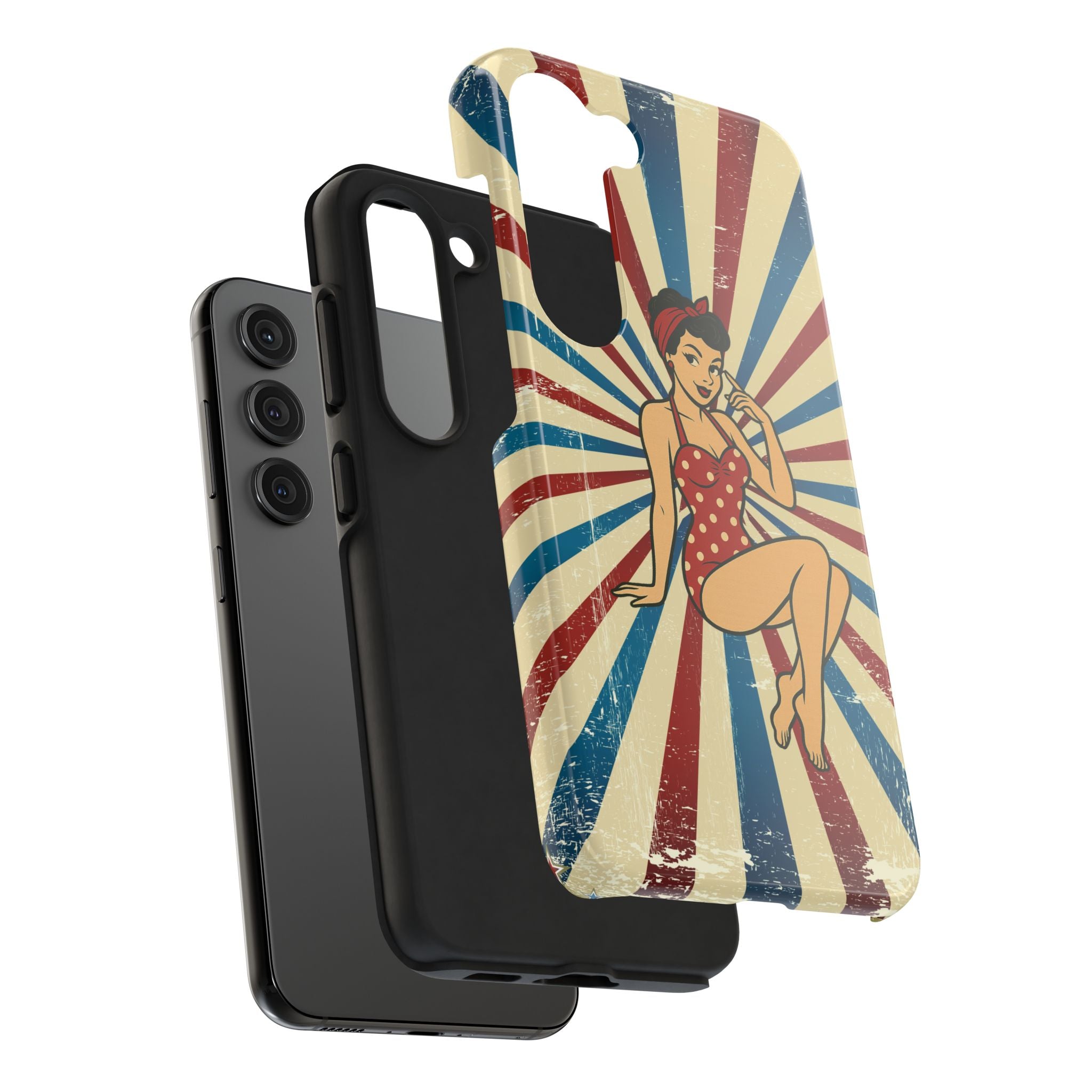 Atomic Pin-Up Tough Phone Case