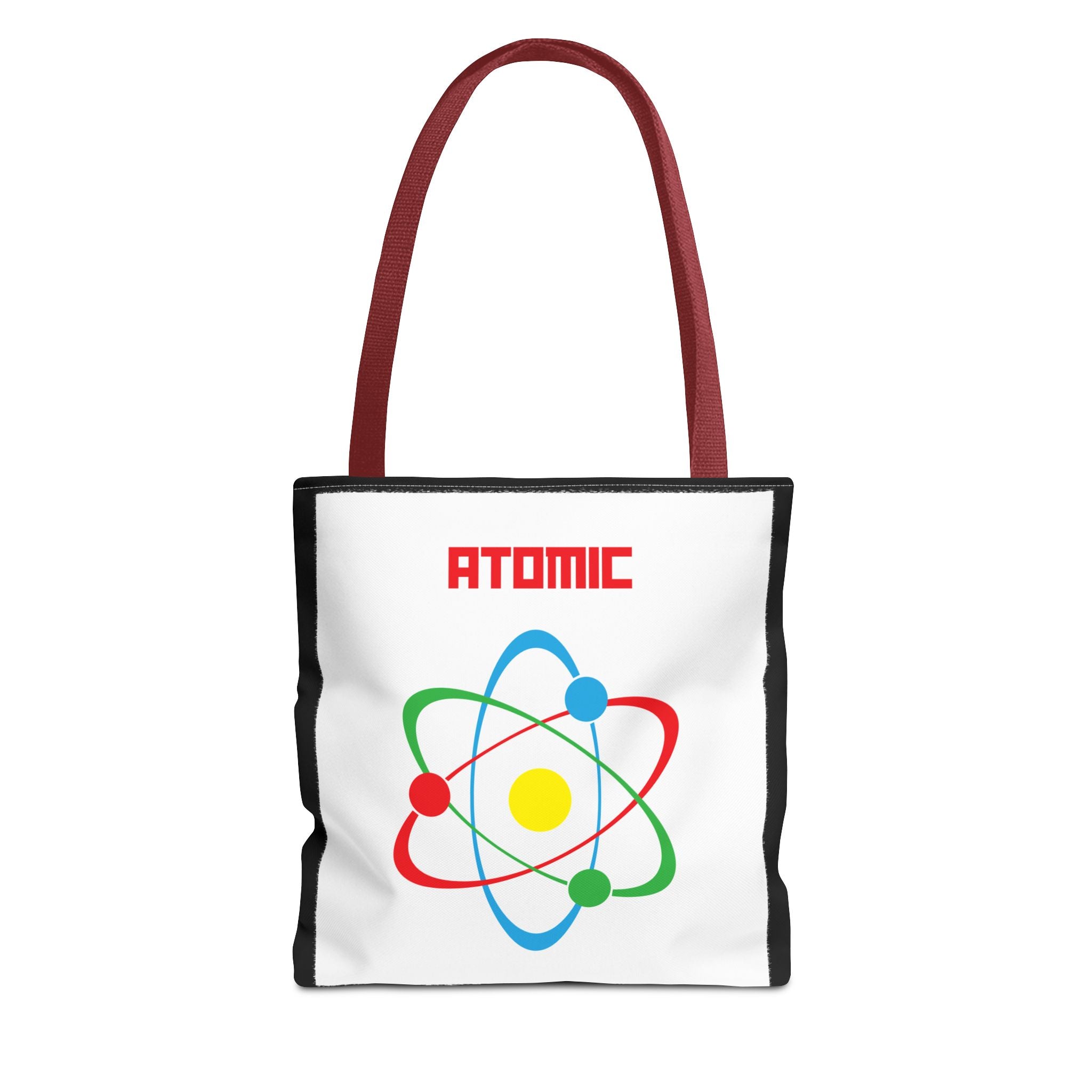 Atomic Science Tote Bag, Science Lover Gift, Educational Tote, Chemistry Bag, College Essentials, Eco-Friendly Shopping
