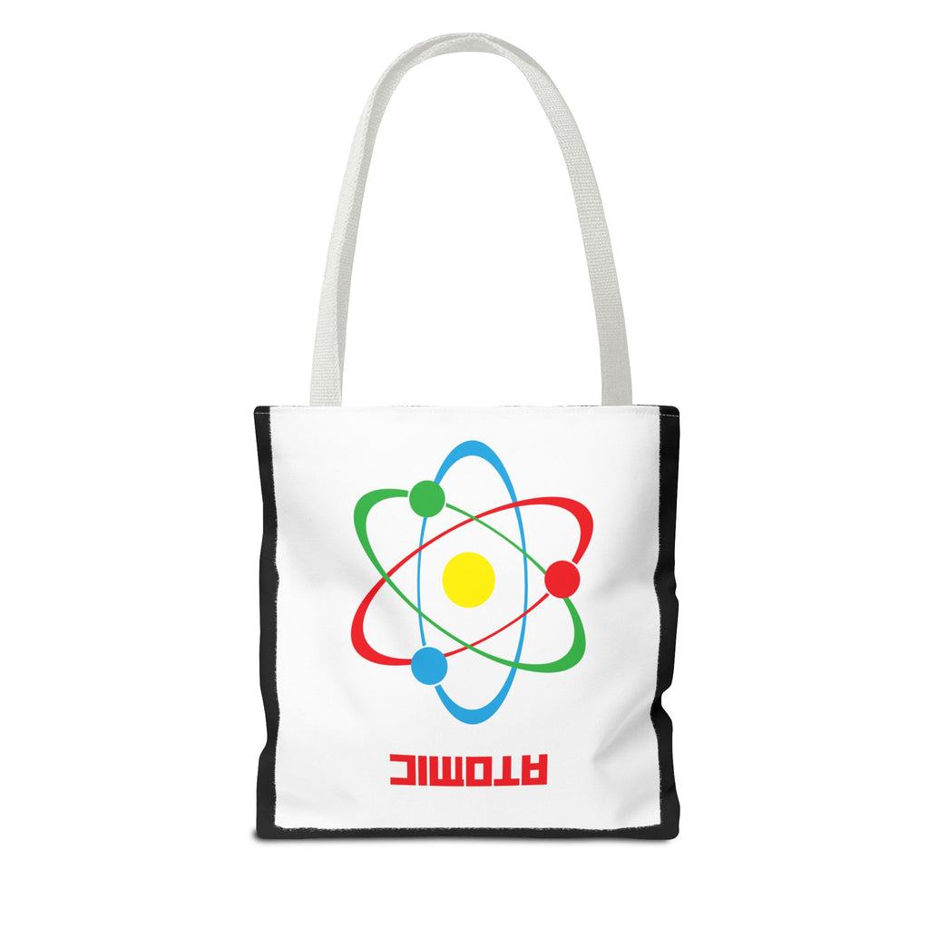 Atomic Science Tote Bag, Science Lover Gift, Educational Tote, Chemistry Bag, College Essentials, Eco-Friendly Shopping