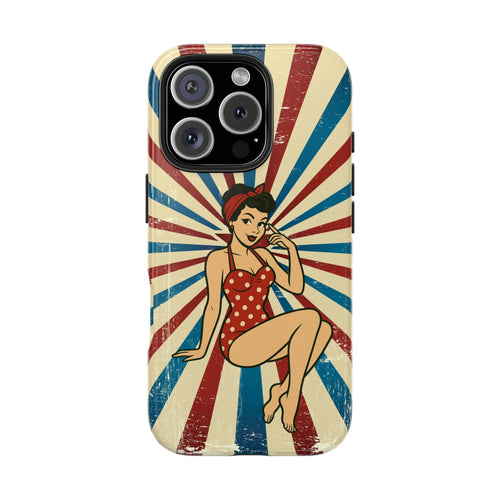 Atomic Pin-Up Tough Phone Case