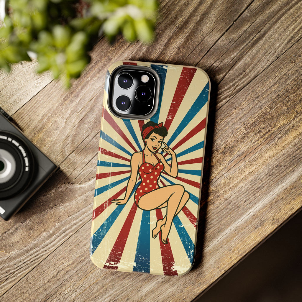 Atomic Pin-Up Tough Phone Case