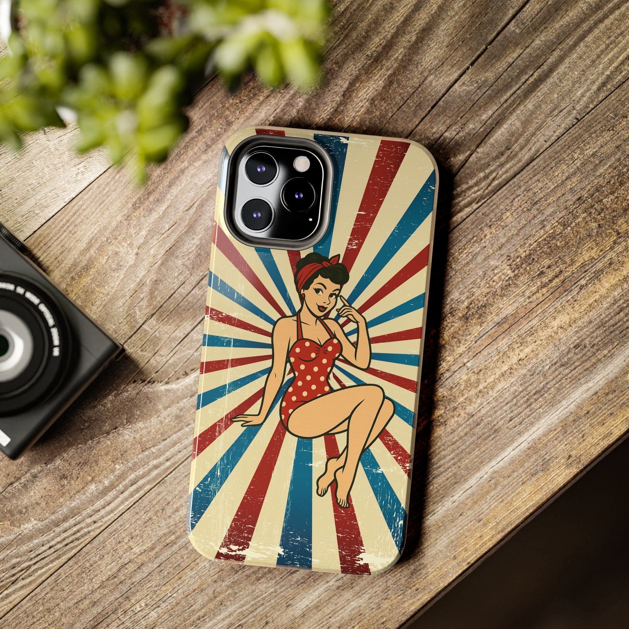 Atomic Pin-Up Tough Phone Case