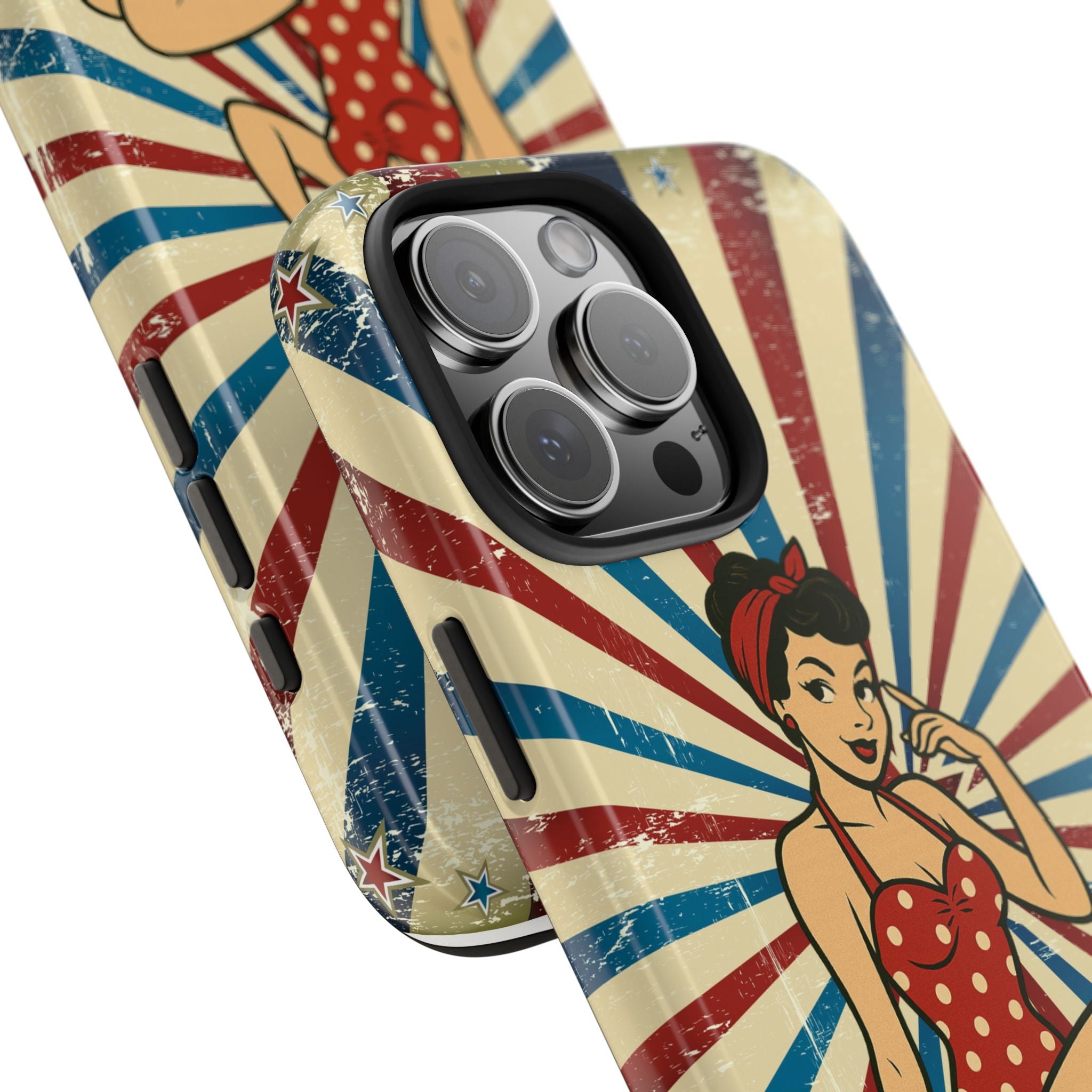 Atomic Pin-Up Tough Phone Case