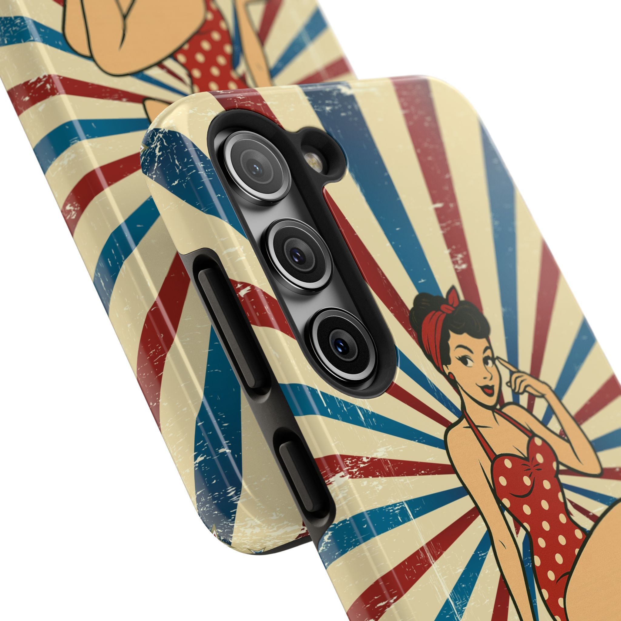 Atomic Pin-Up Tough Phone Case