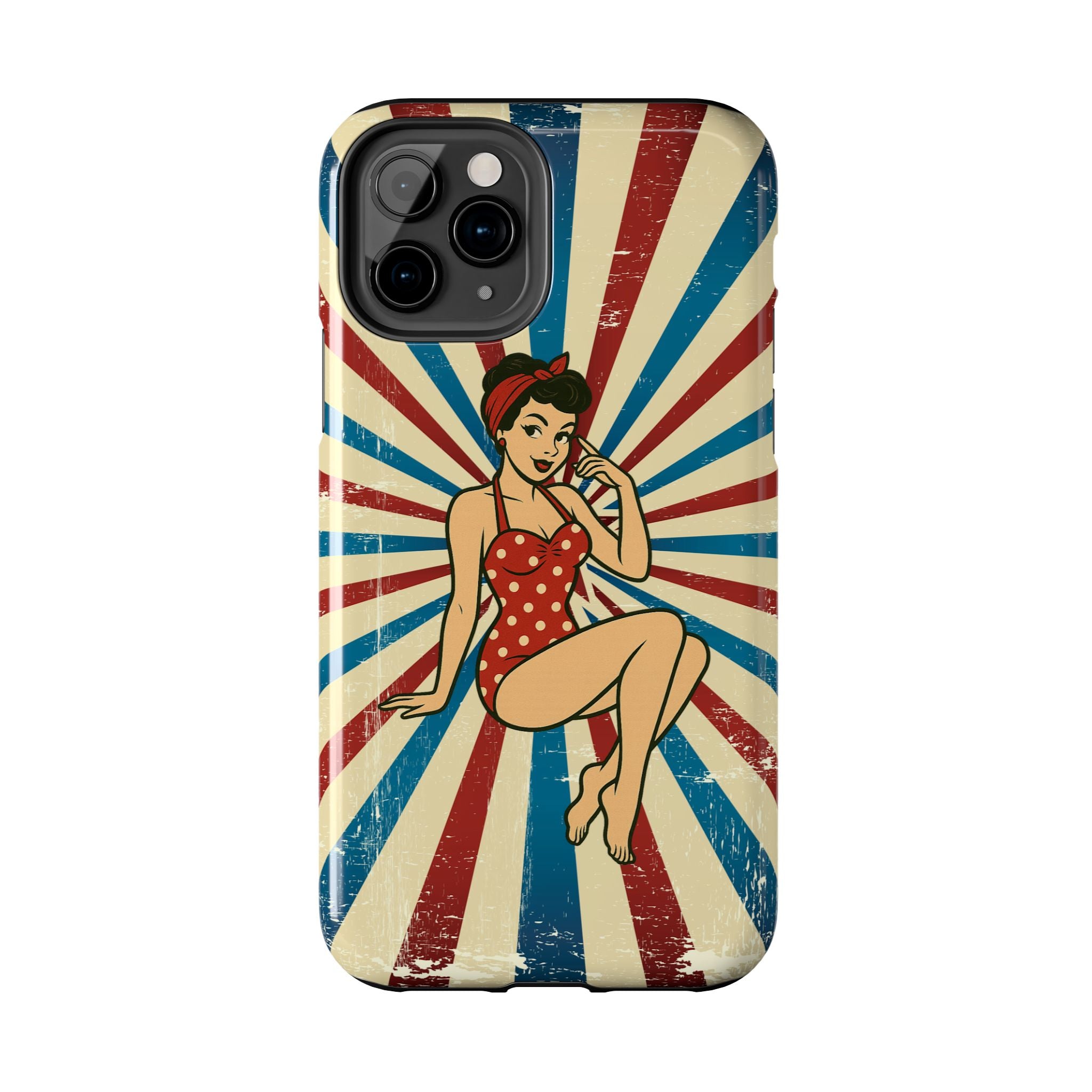 Atomic Pin-Up Tough Phone Case