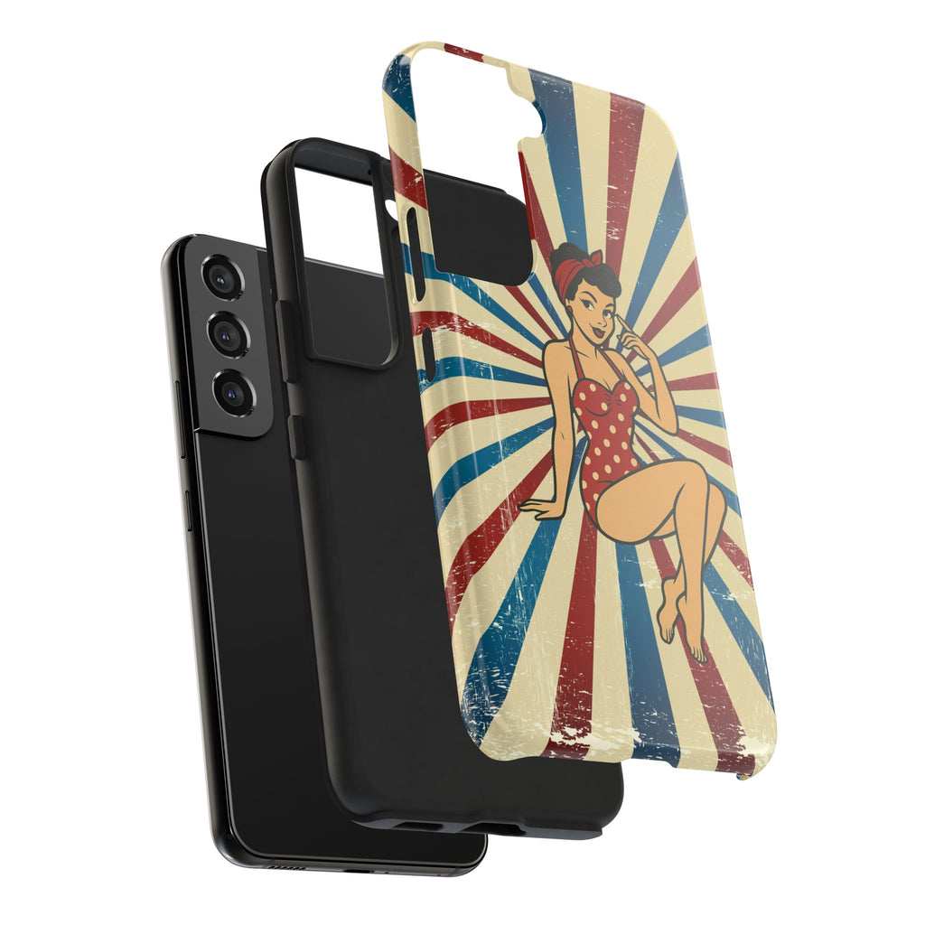 Atomic Pin-Up Tough Phone Case