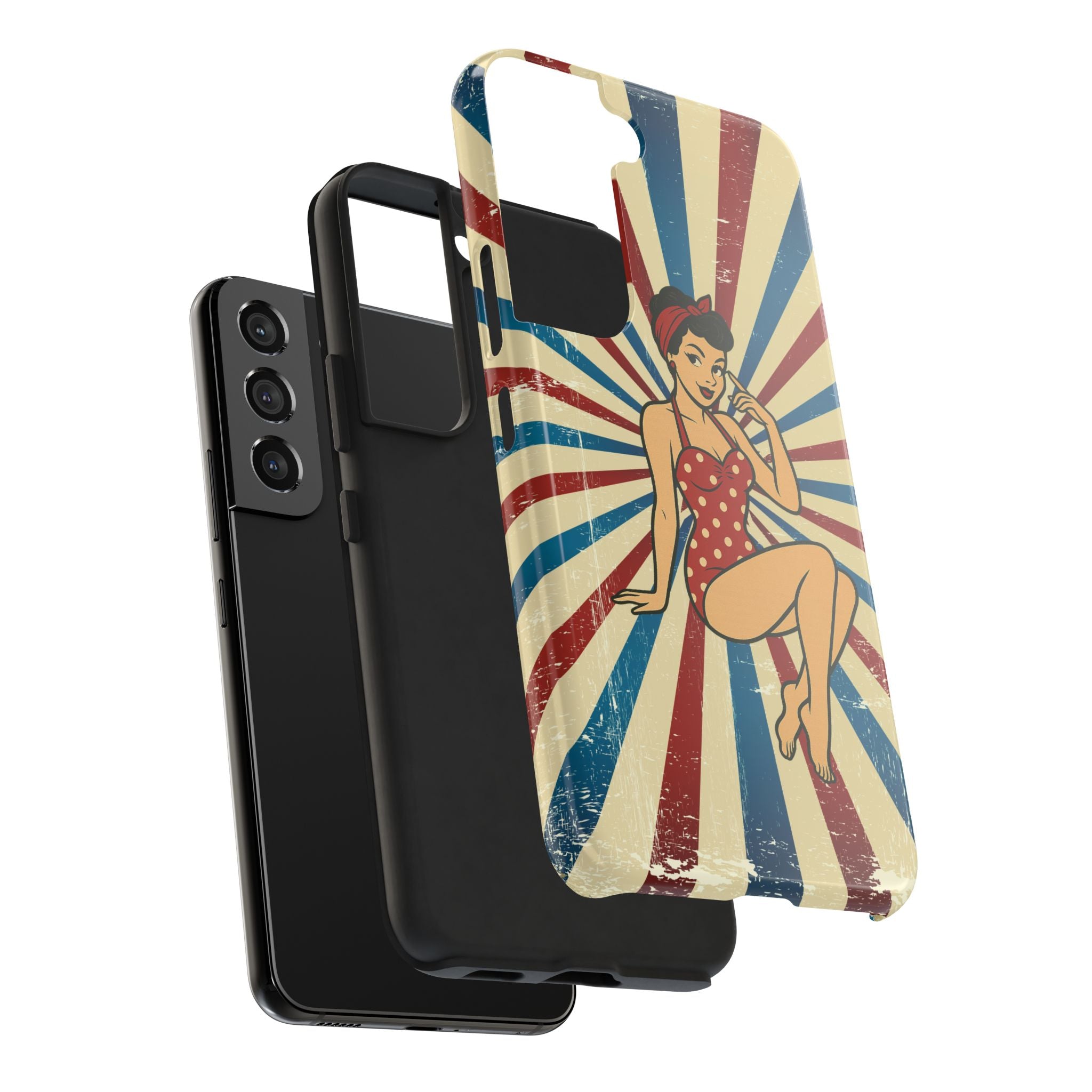 Atomic Pin-Up Tough Phone Case
