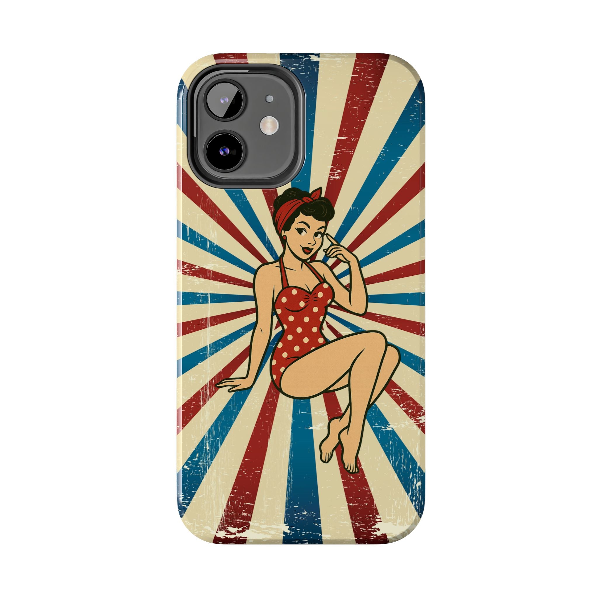 Atomic Pin-Up Tough Phone Case
