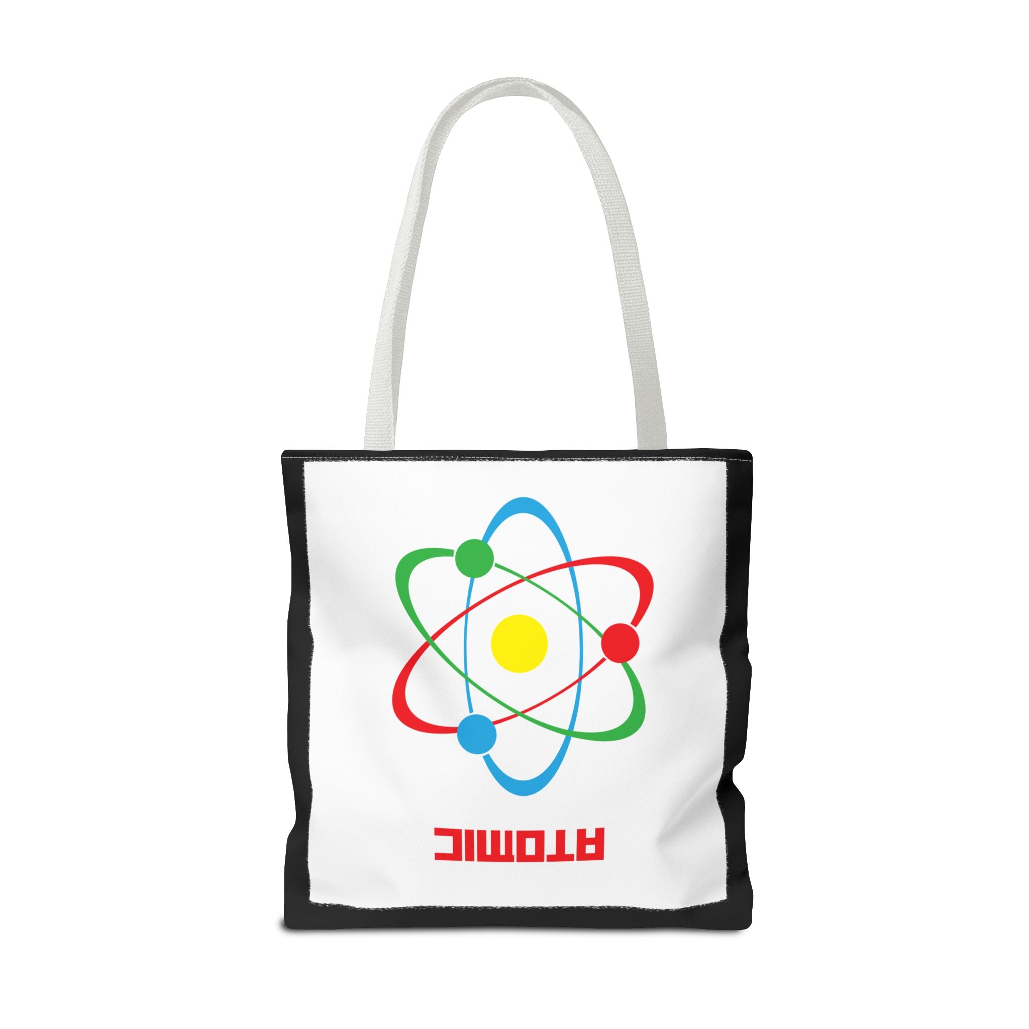 Atomic Science Tote Bag, Science Lover Gift, Educational Tote, Chemistry Bag, College Essentials, Eco-Friendly Shopping