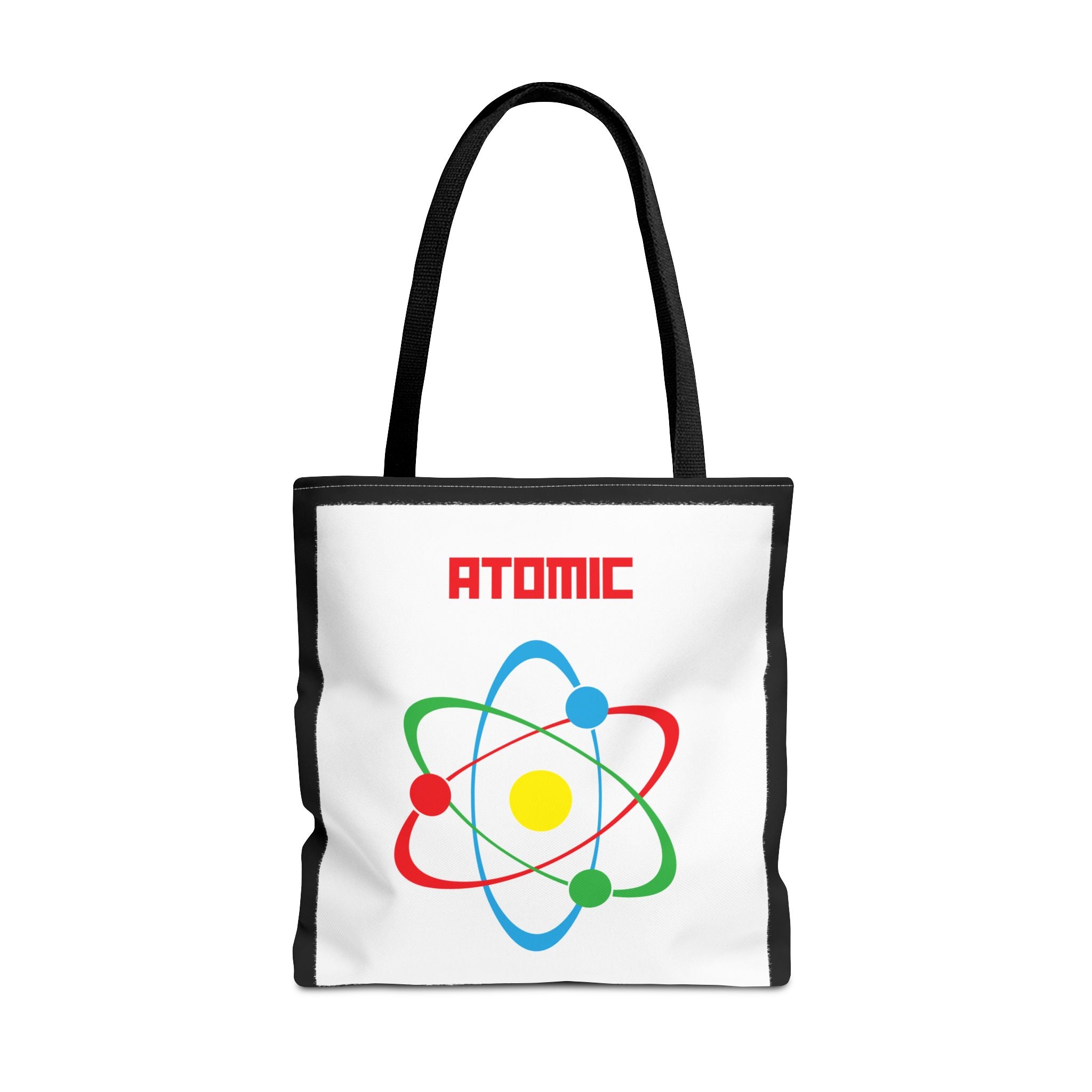 Atomic Science Tote Bag, Science Lover Gift, Educational Tote, Chemistry Bag, College Essentials, Eco-Friendly Shopping
