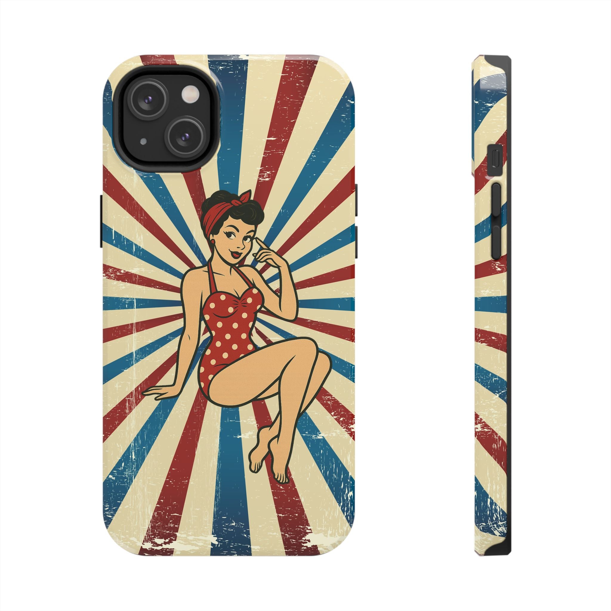 Atomic Pin-Up Tough Phone Case