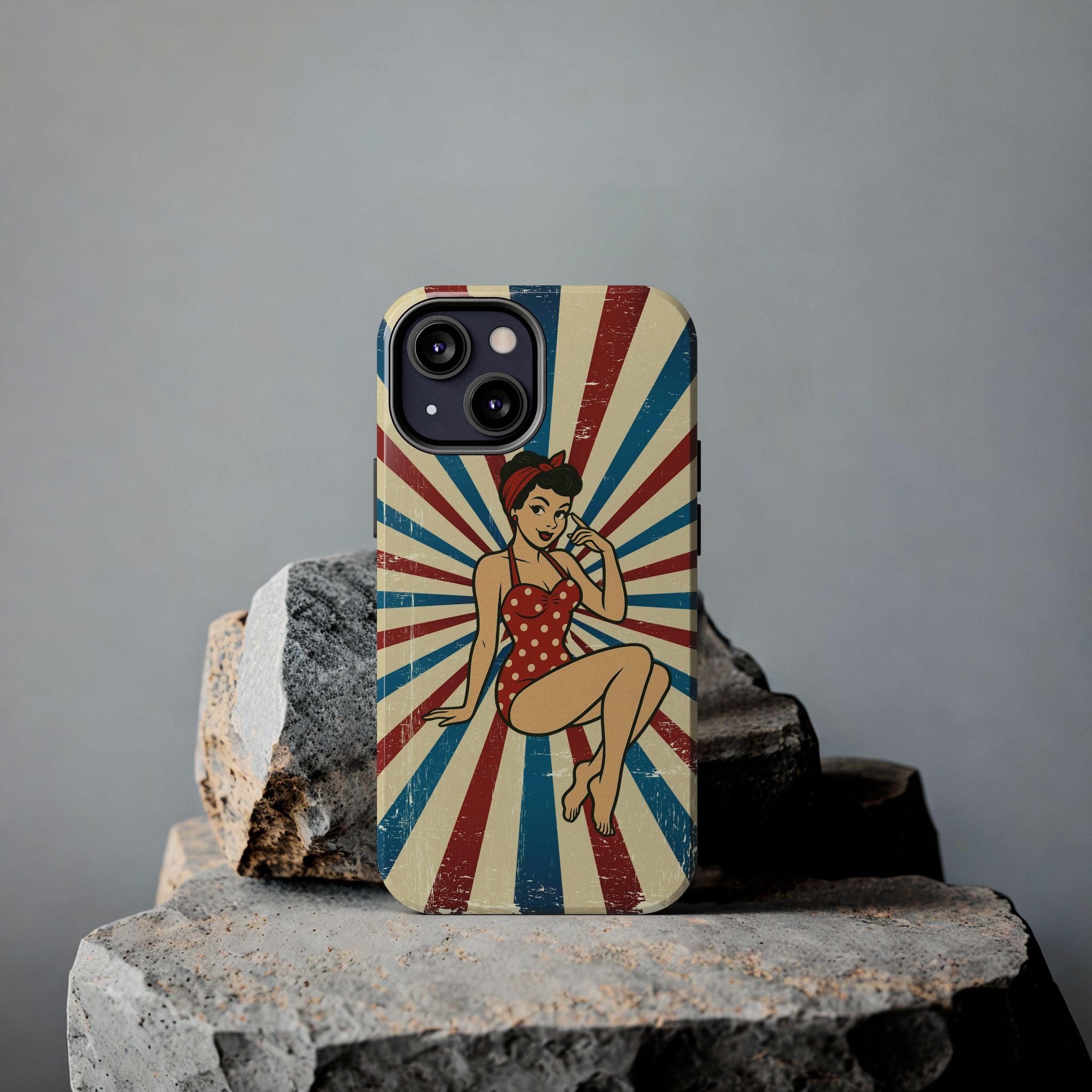 Atomic Pin-Up Tough Phone Case