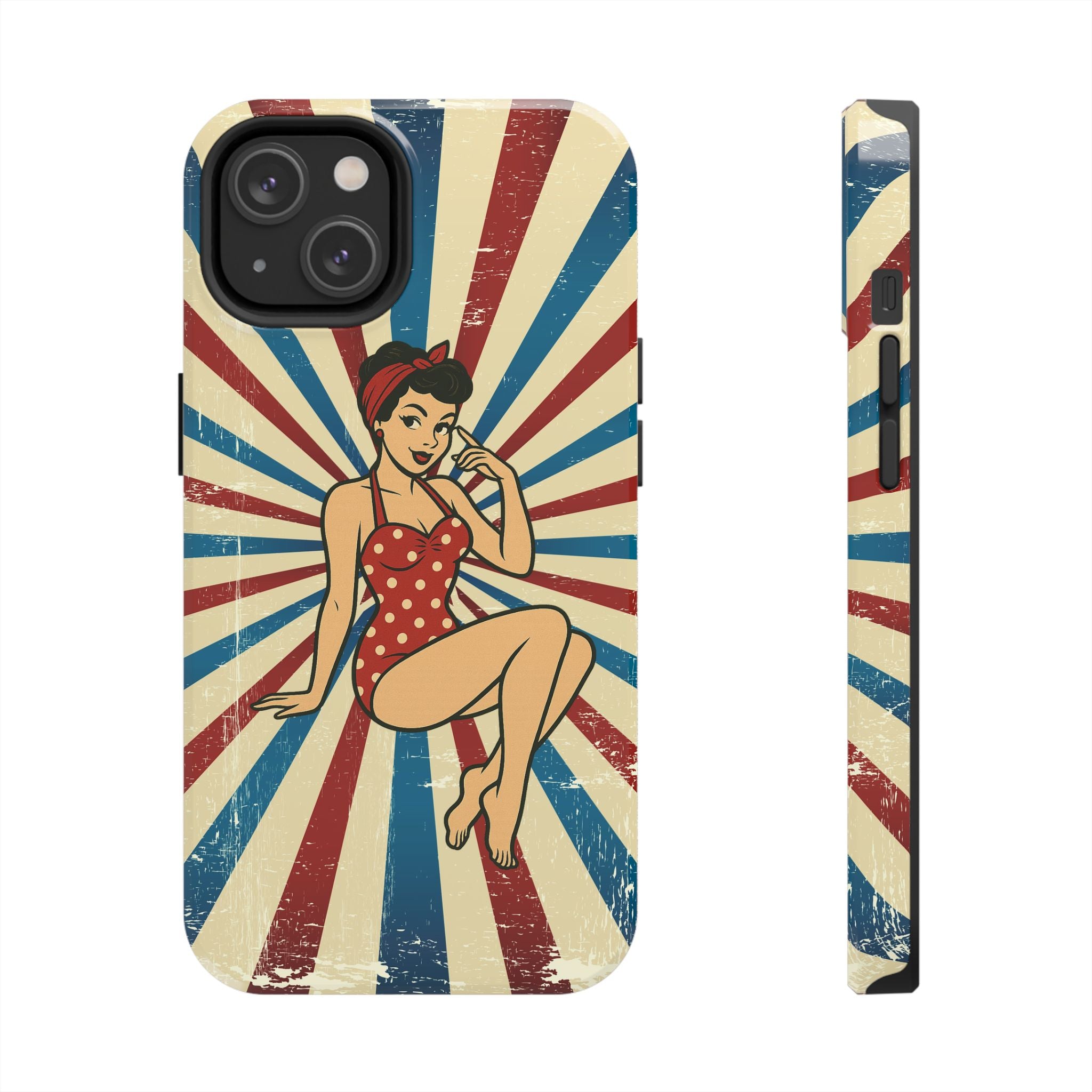 Atomic Pin-Up Tough Phone Case