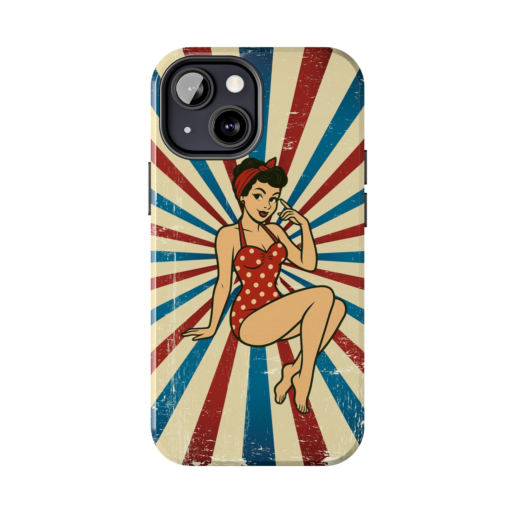 Atomic Pin-Up Tough Phone Case