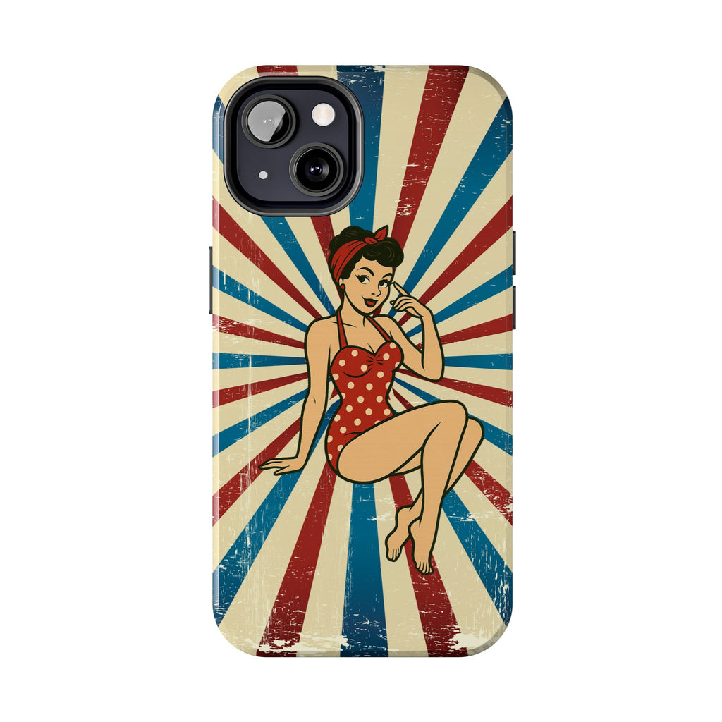 Atomic Pin-Up Tough Phone Case