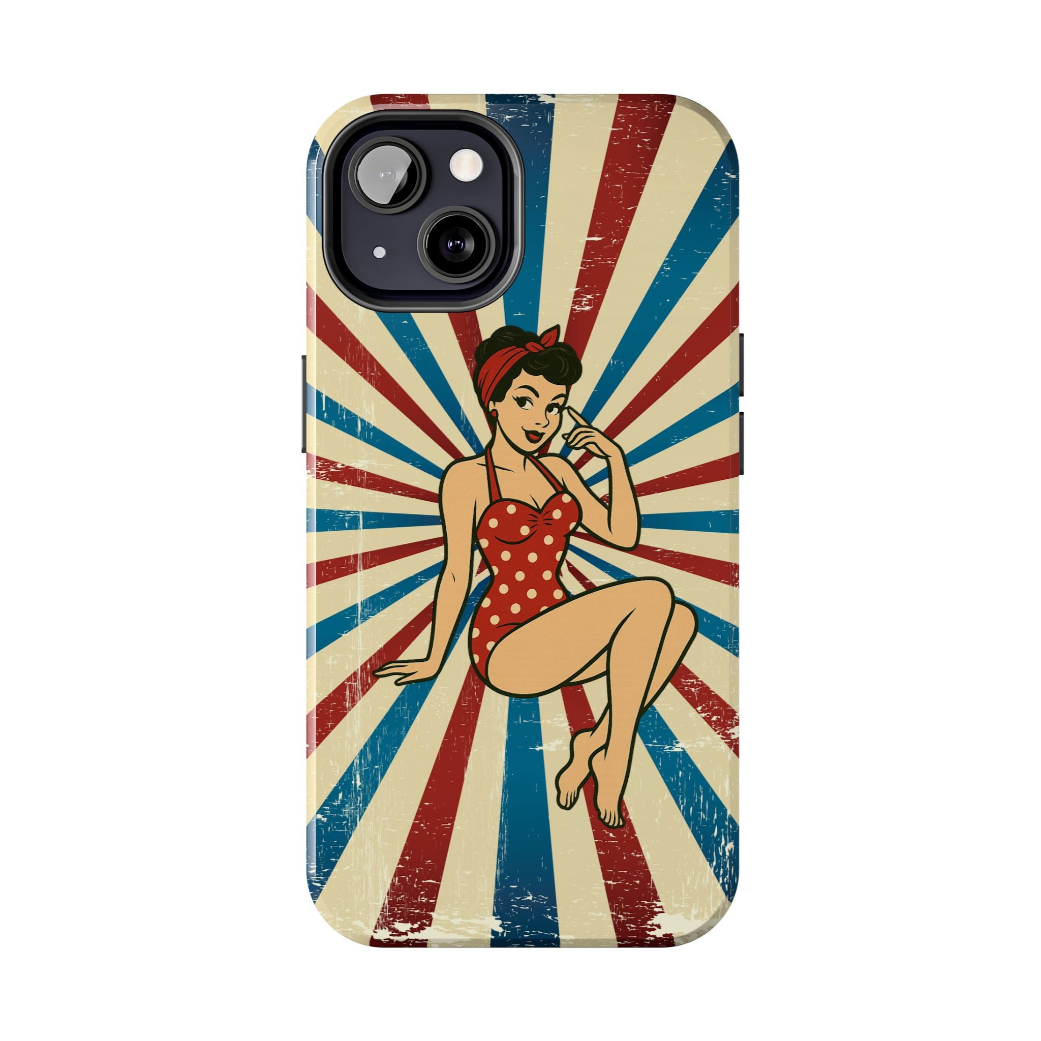 Atomic Pin-Up Tough Phone Case