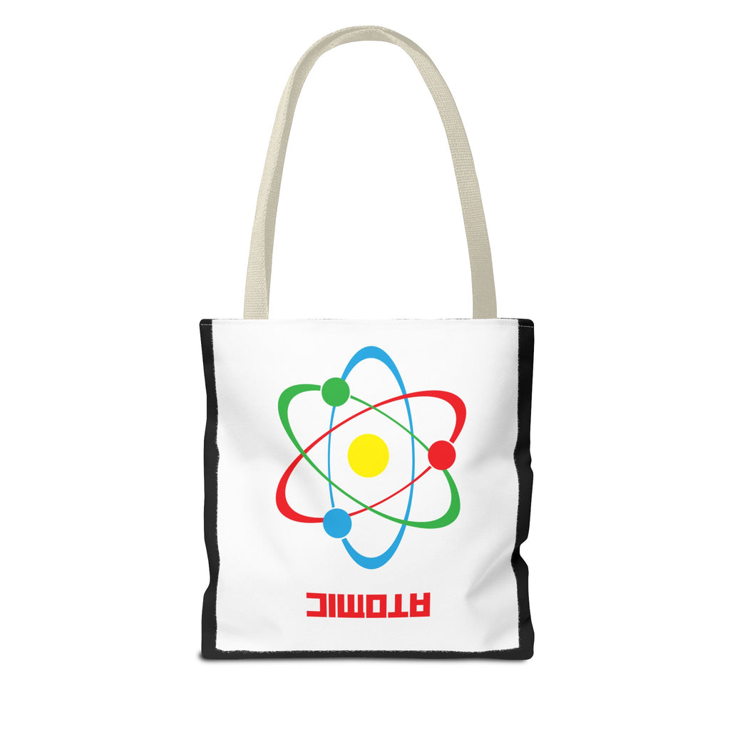 Atomic Science Tote Bag, Science Lover Gift, Educational Tote, Chemistry Bag, College Essentials, Eco-Friendly Shopping