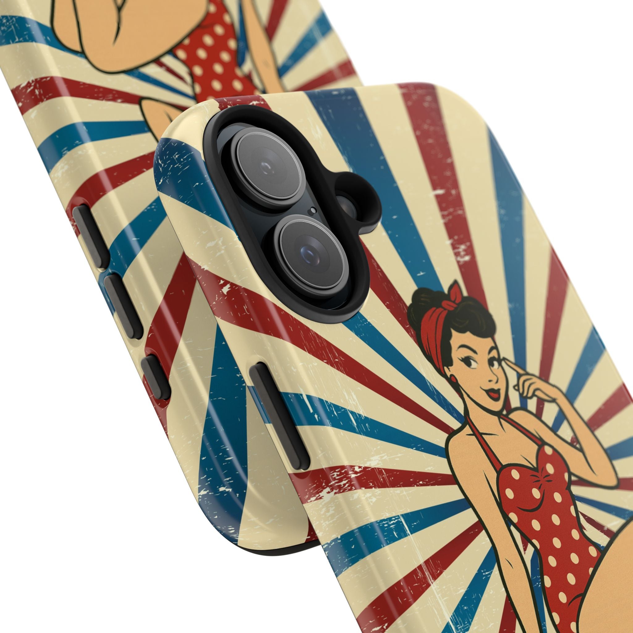 Atomic Pin-Up Tough Phone Case