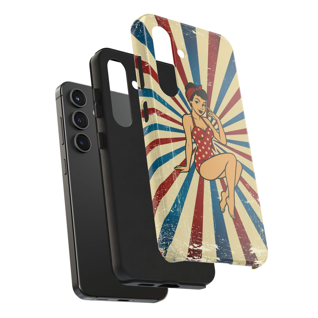 Atomic Pin-Up Tough Phone Case