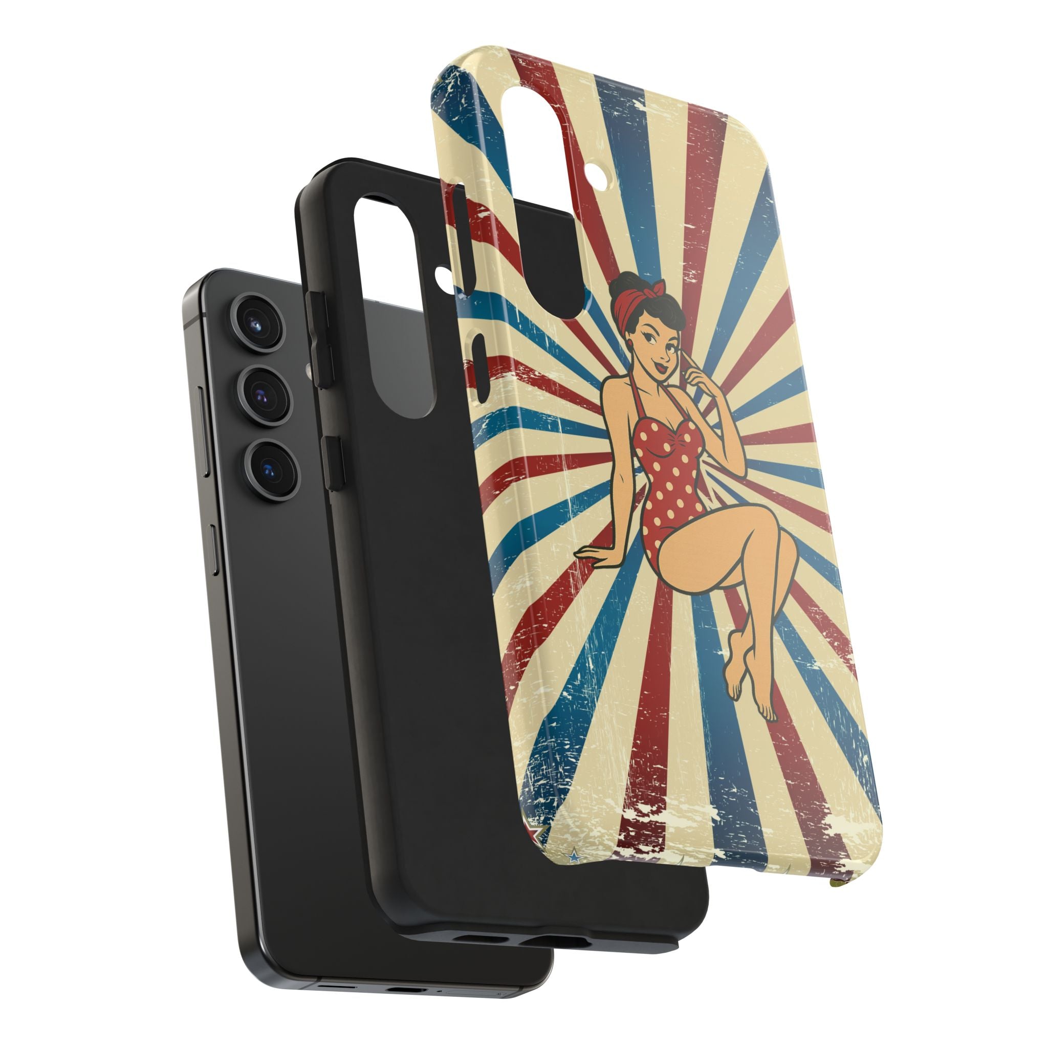 Atomic Pin-Up Tough Phone Case