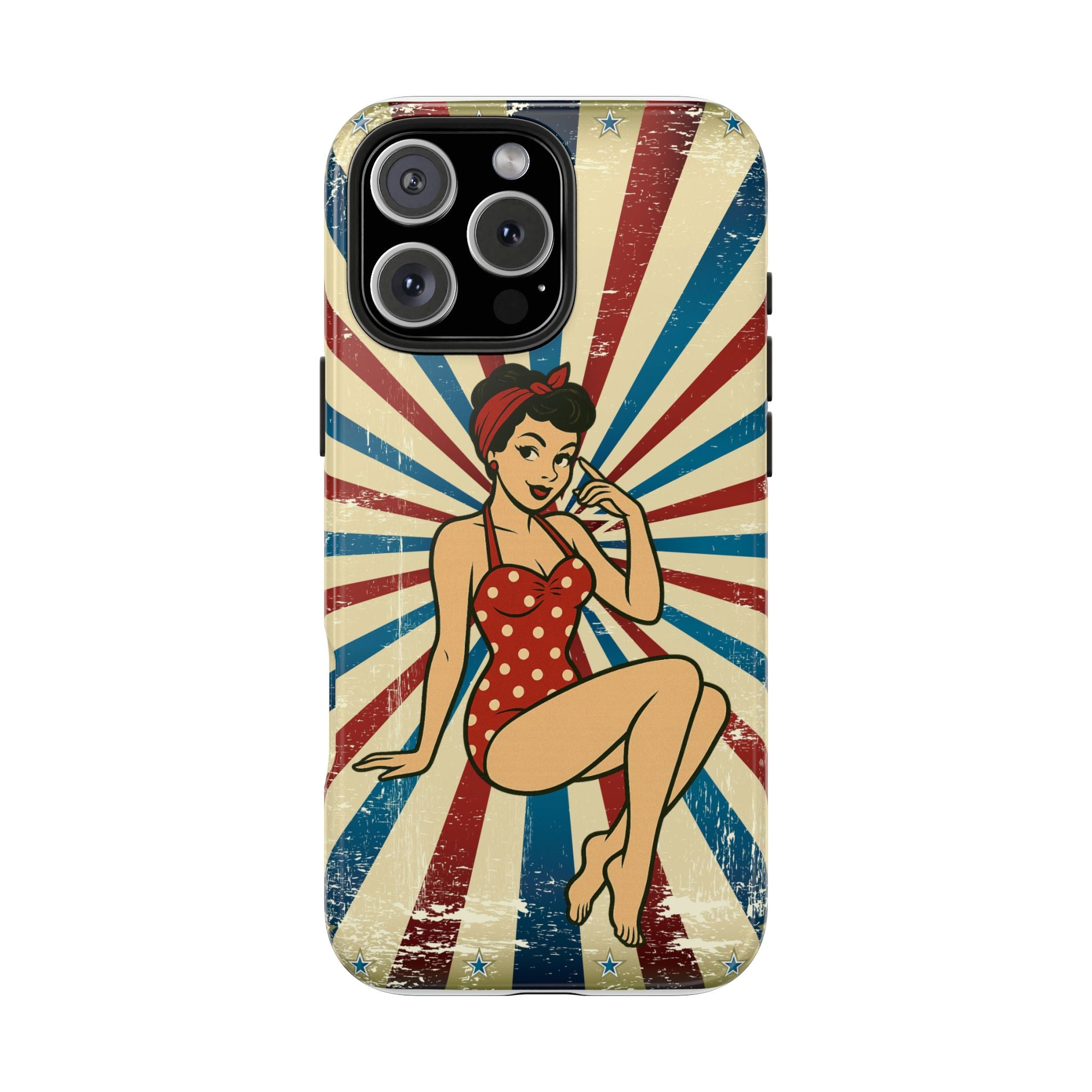 Atomic Pin-Up Tough Phone Case