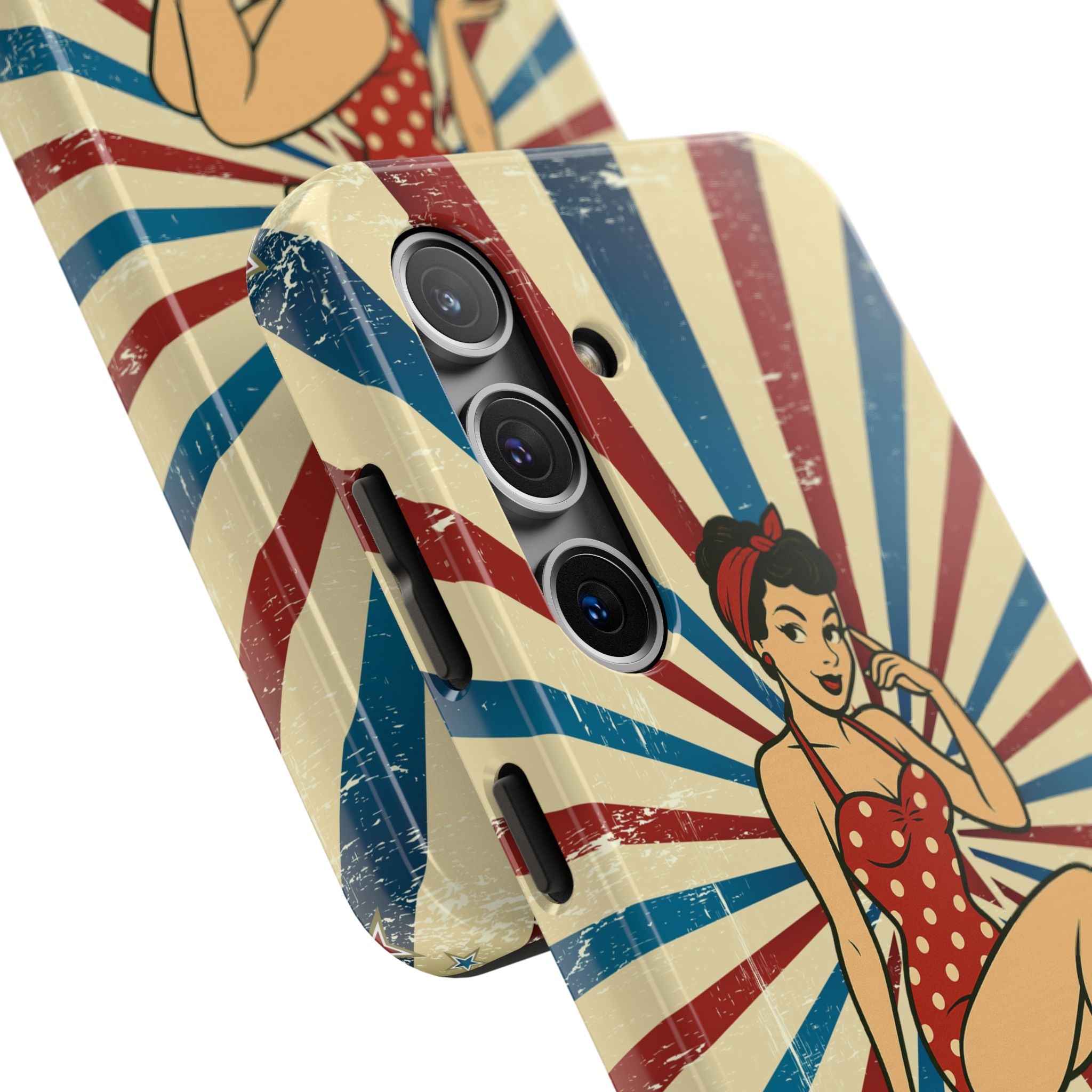 Atomic Pin-Up Tough Phone Case