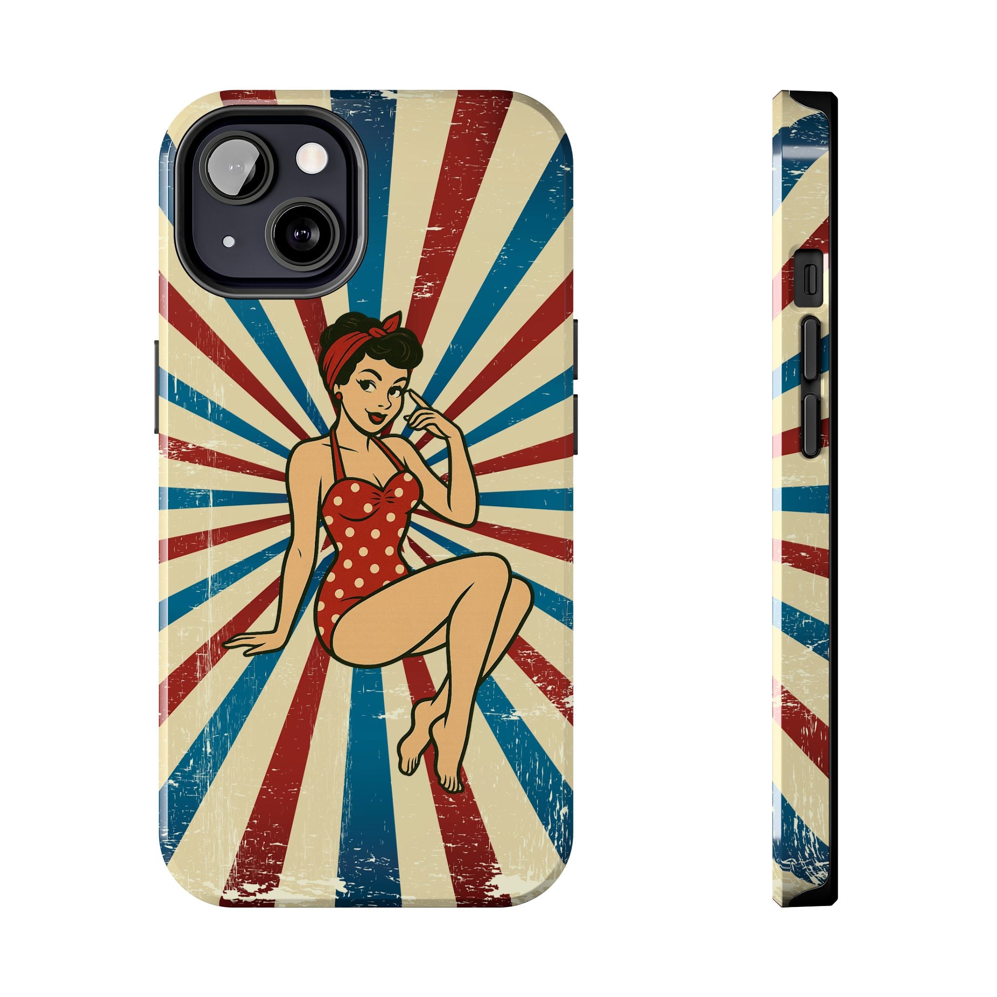 Atomic Pin-Up Tough Phone Case