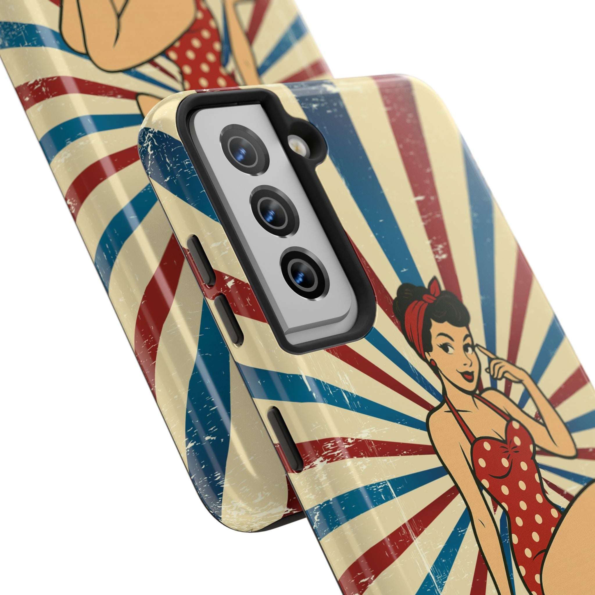 Atomic Pin-Up Tough Phone Case