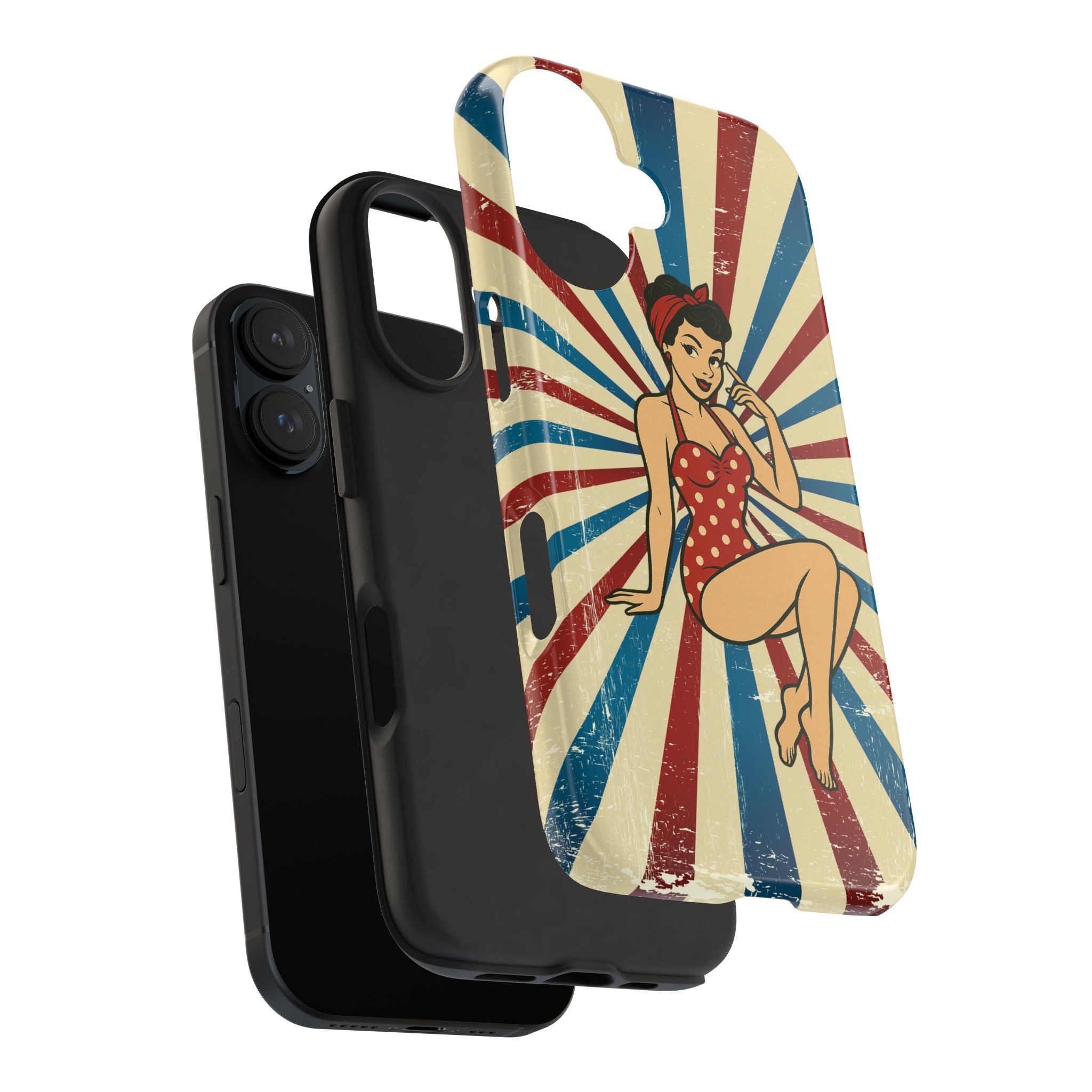 Atomic Pin-Up Tough Phone Case