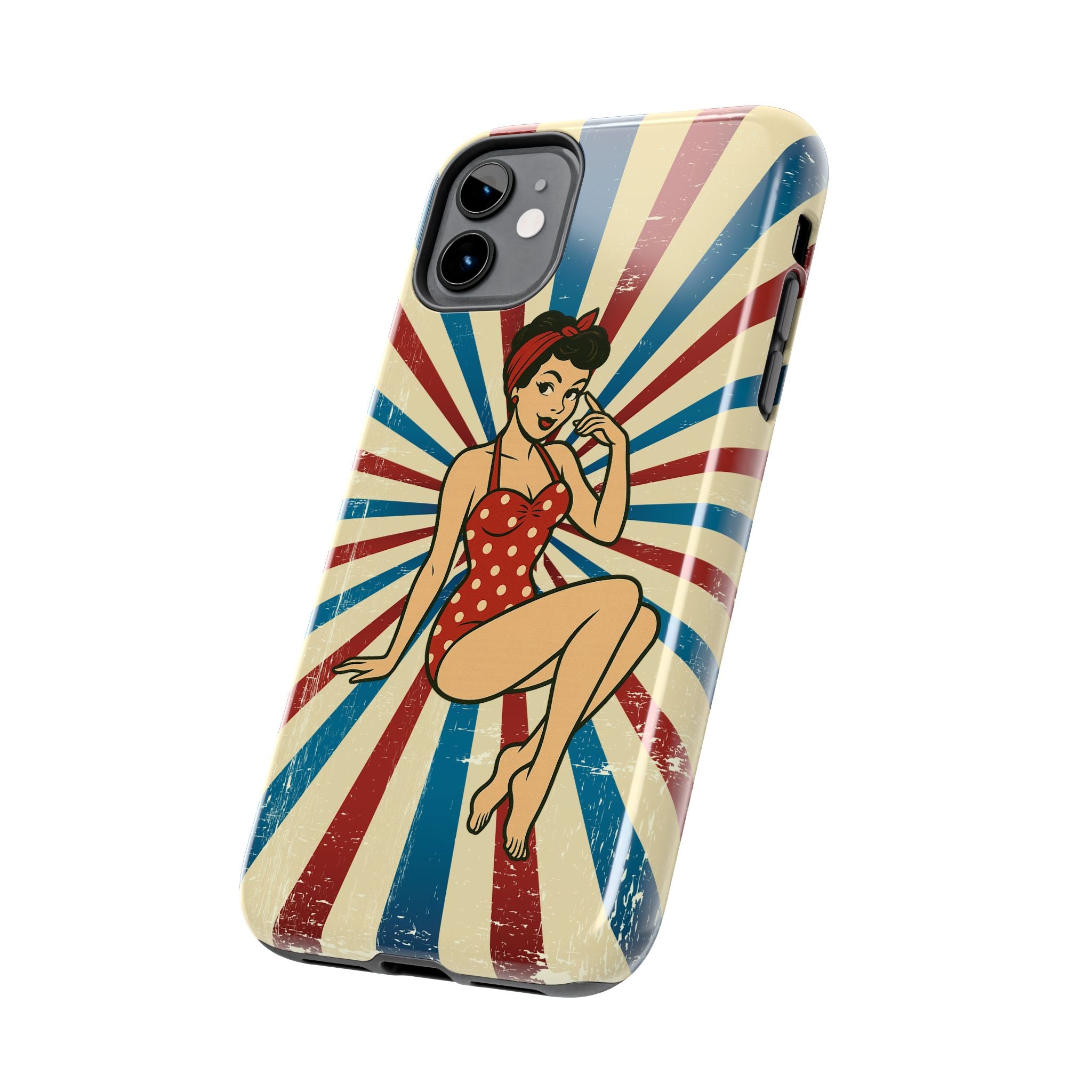 Atomic Pin-Up Tough Phone Case