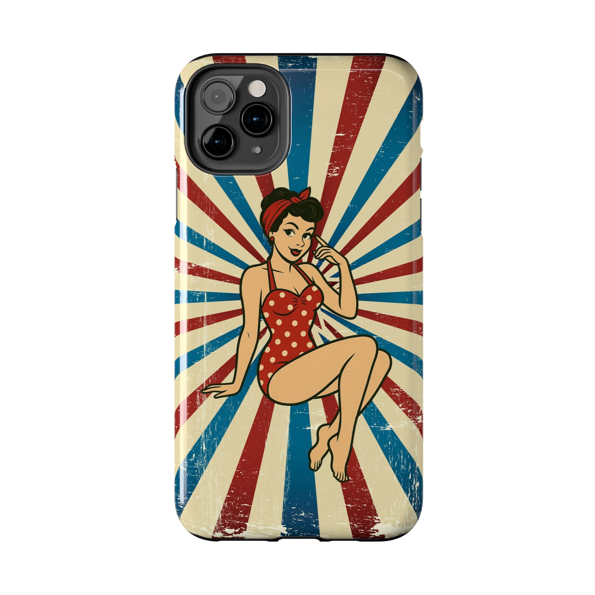 Atomic Pin-Up Tough Phone Case