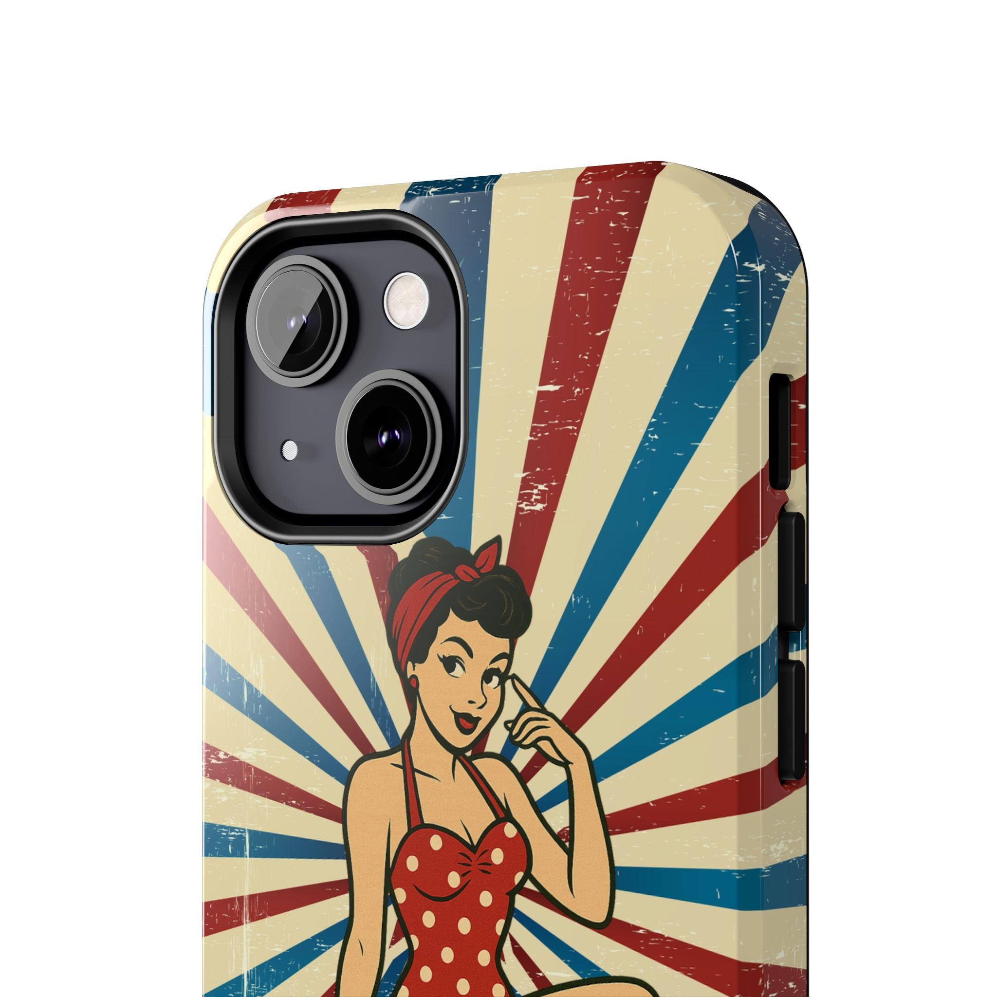 Atomic Pin-Up Tough Phone Case