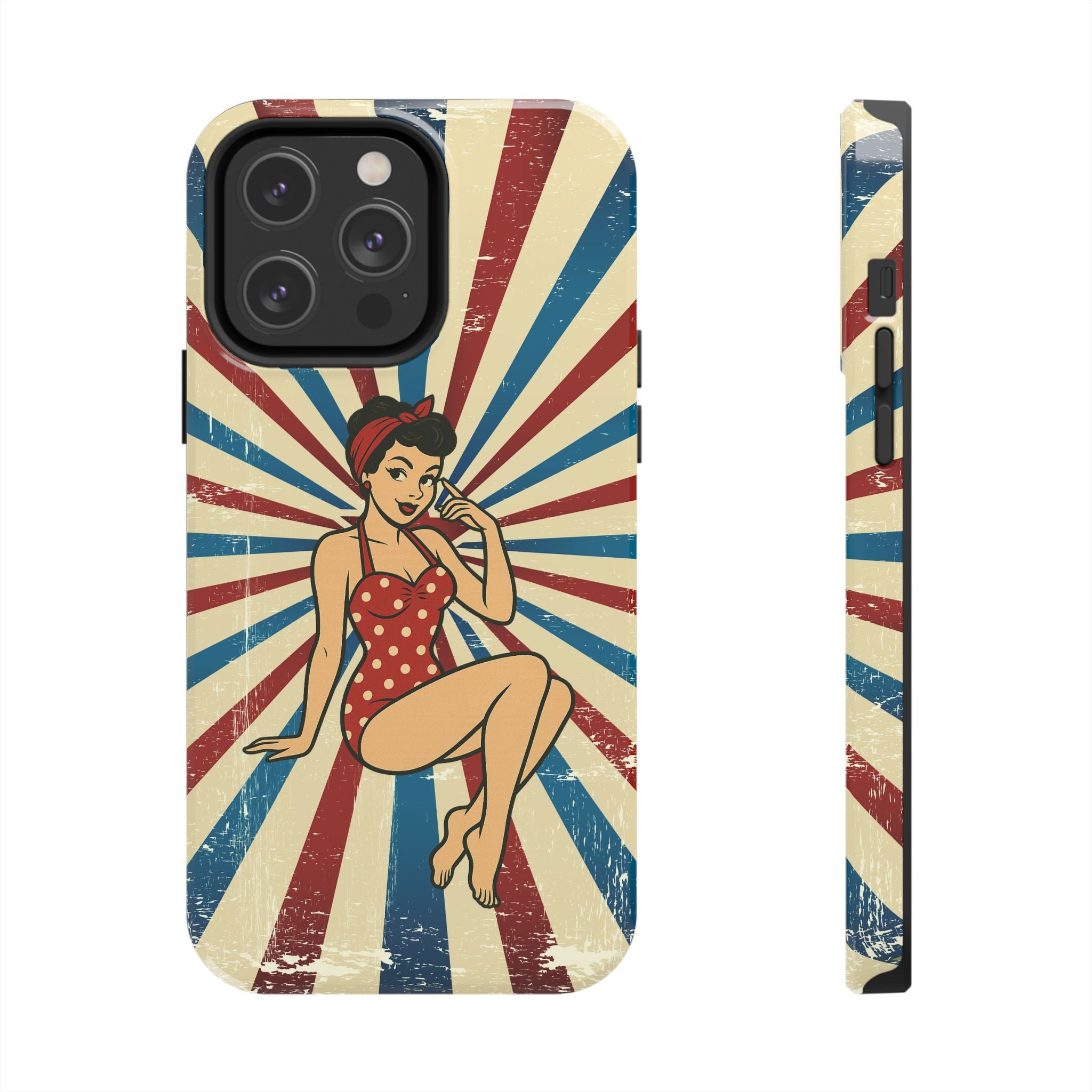 Atomic Pin-Up Tough Phone Case