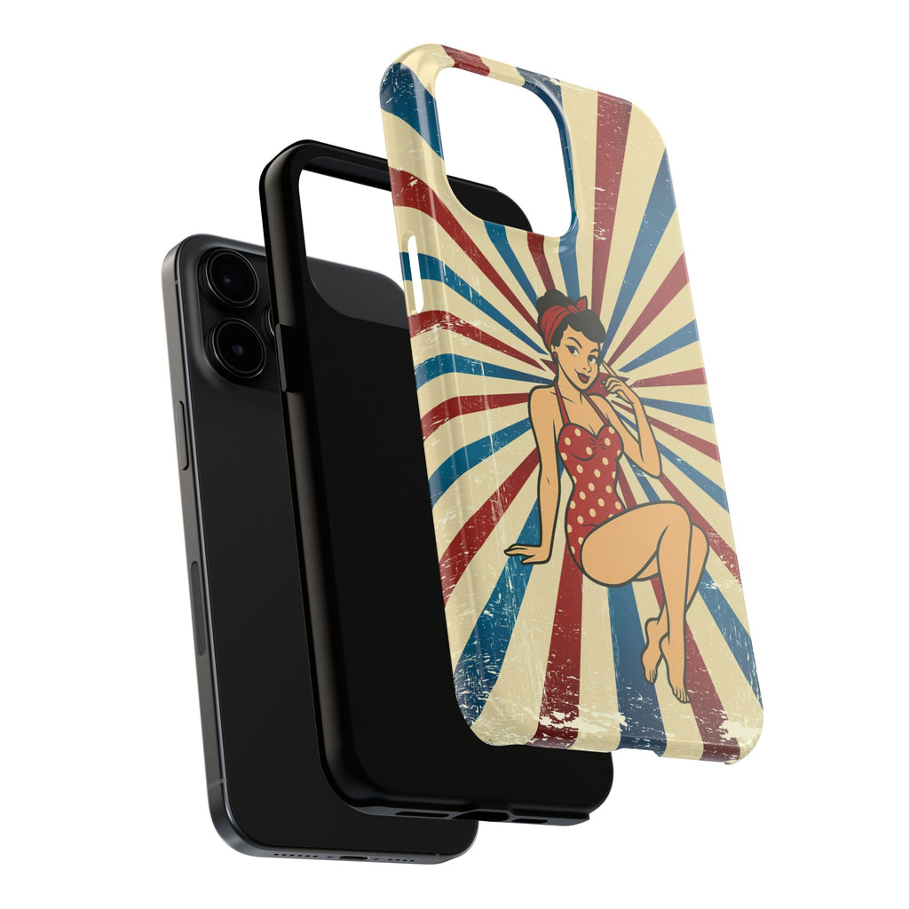 Atomic Pin-Up Tough Phone Case