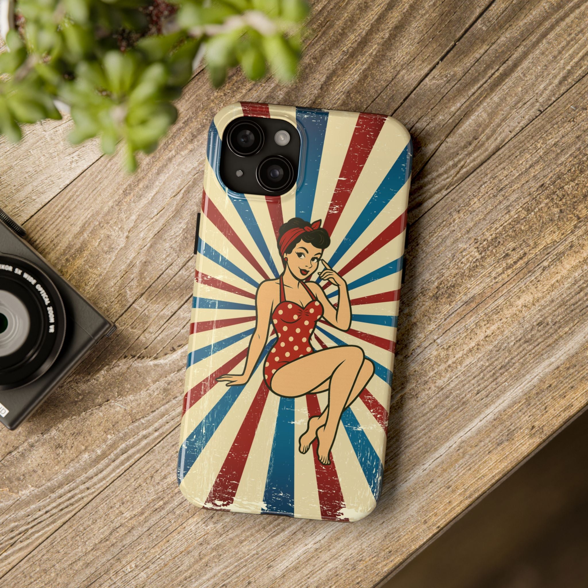 Atomic Pin-Up Tough Phone Case