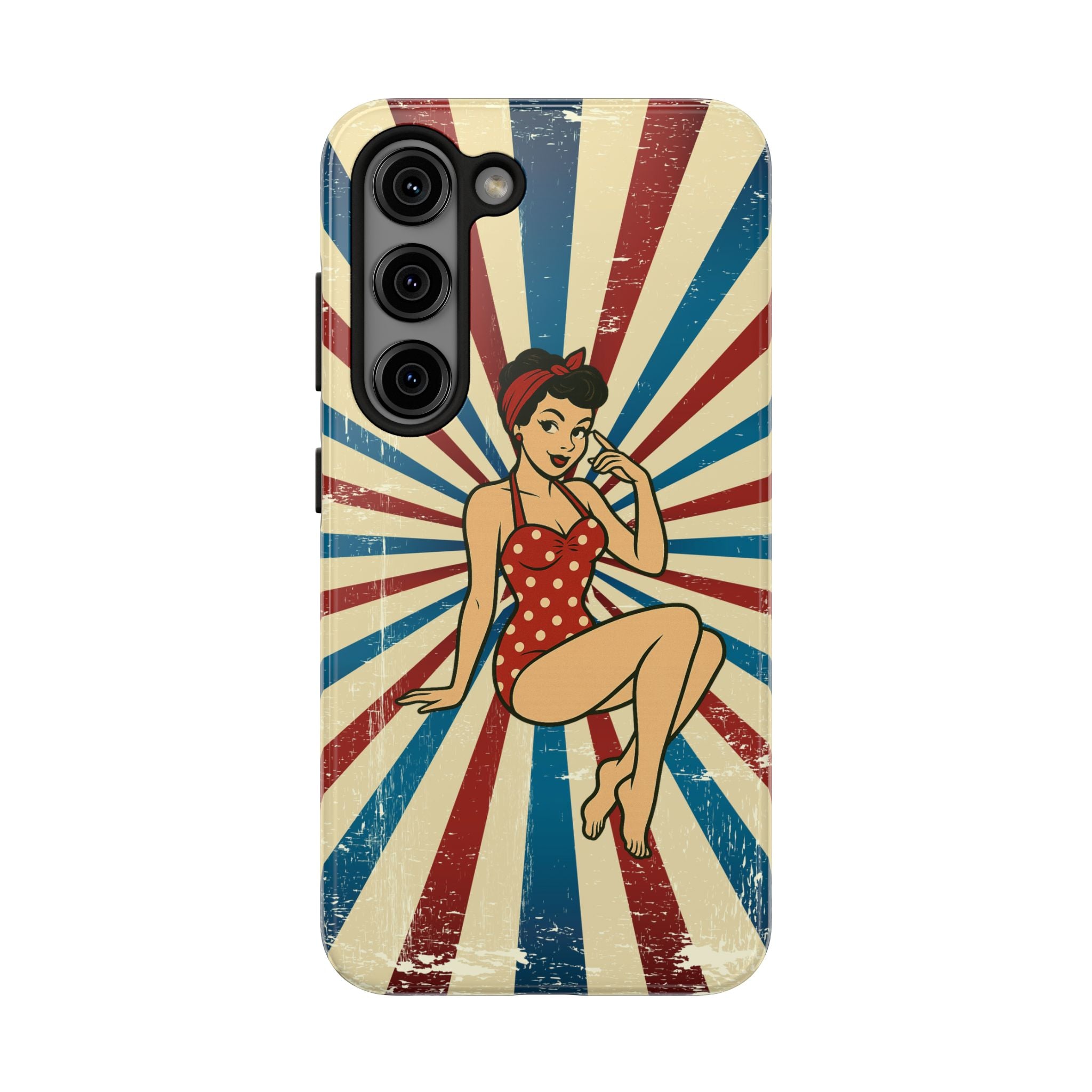 Atomic Pin-Up Tough Phone Case