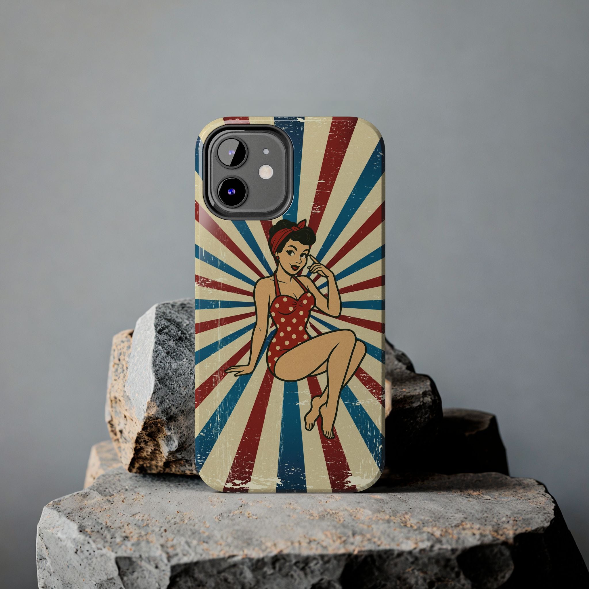 Atomic Pin-Up Tough Phone Case
