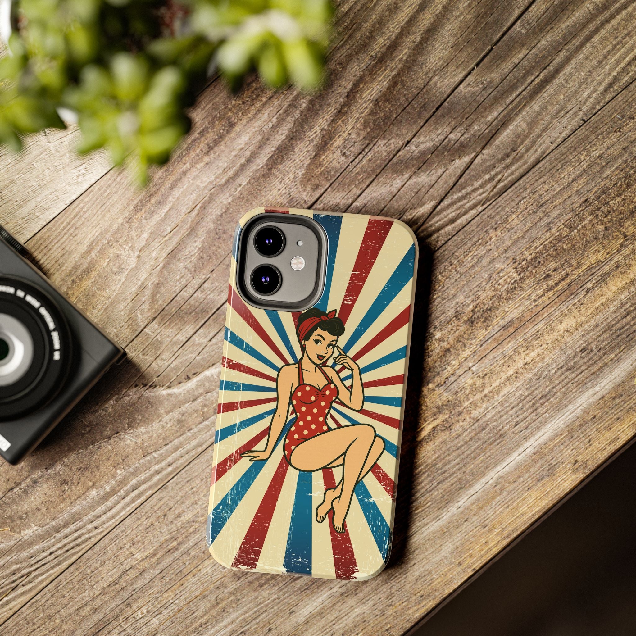 Atomic Pin-Up Tough Phone Case