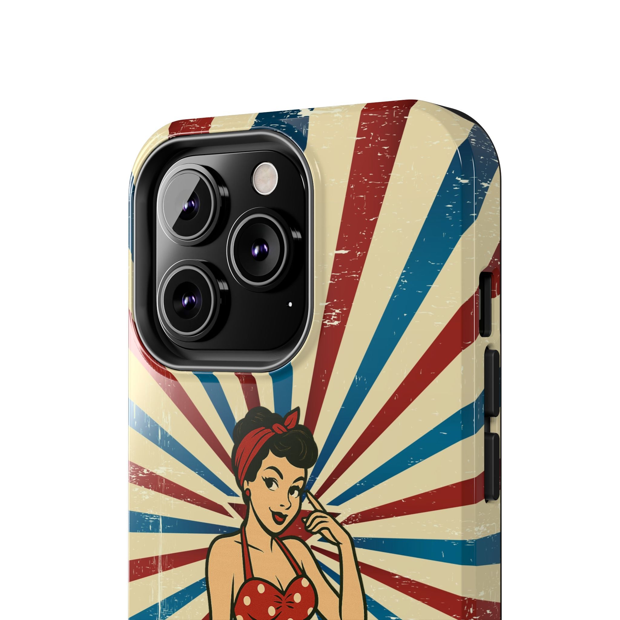 Atomic Pin-Up Tough Phone Case