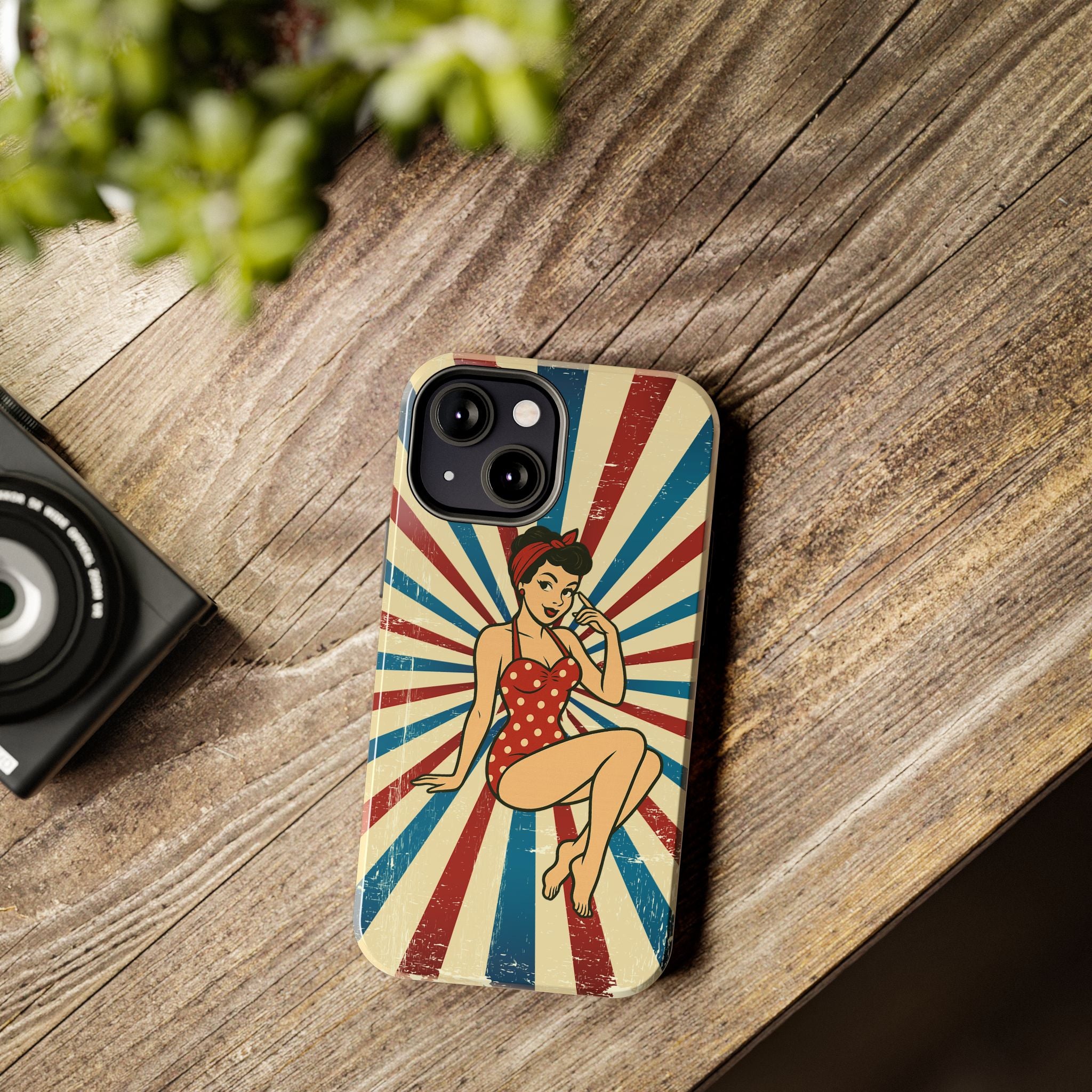 Atomic Pin-Up Tough Phone Case