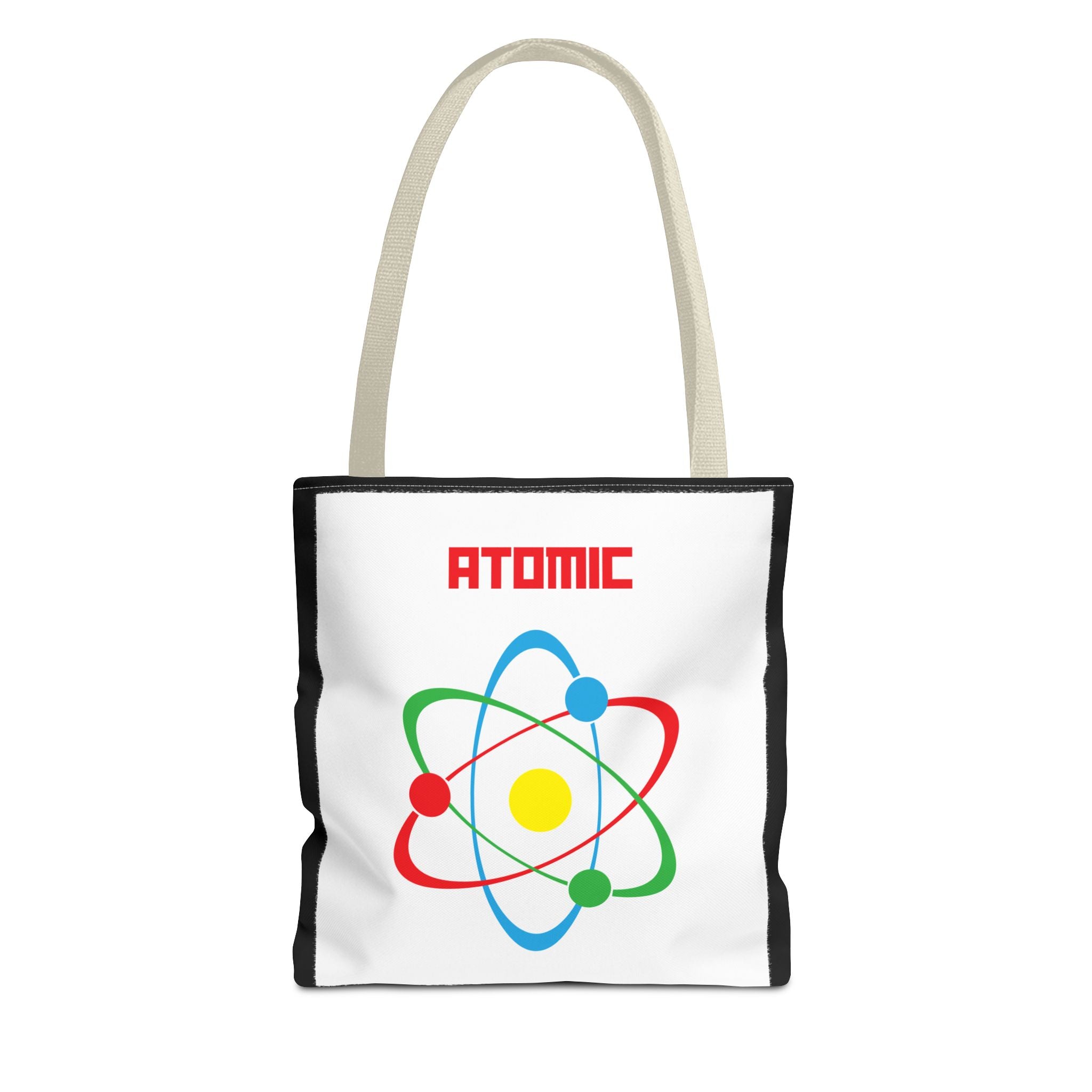 Atomic Science Tote Bag, Science Lover Gift, Educational Tote, Chemistry Bag, College Essentials, Eco-Friendly Shopping